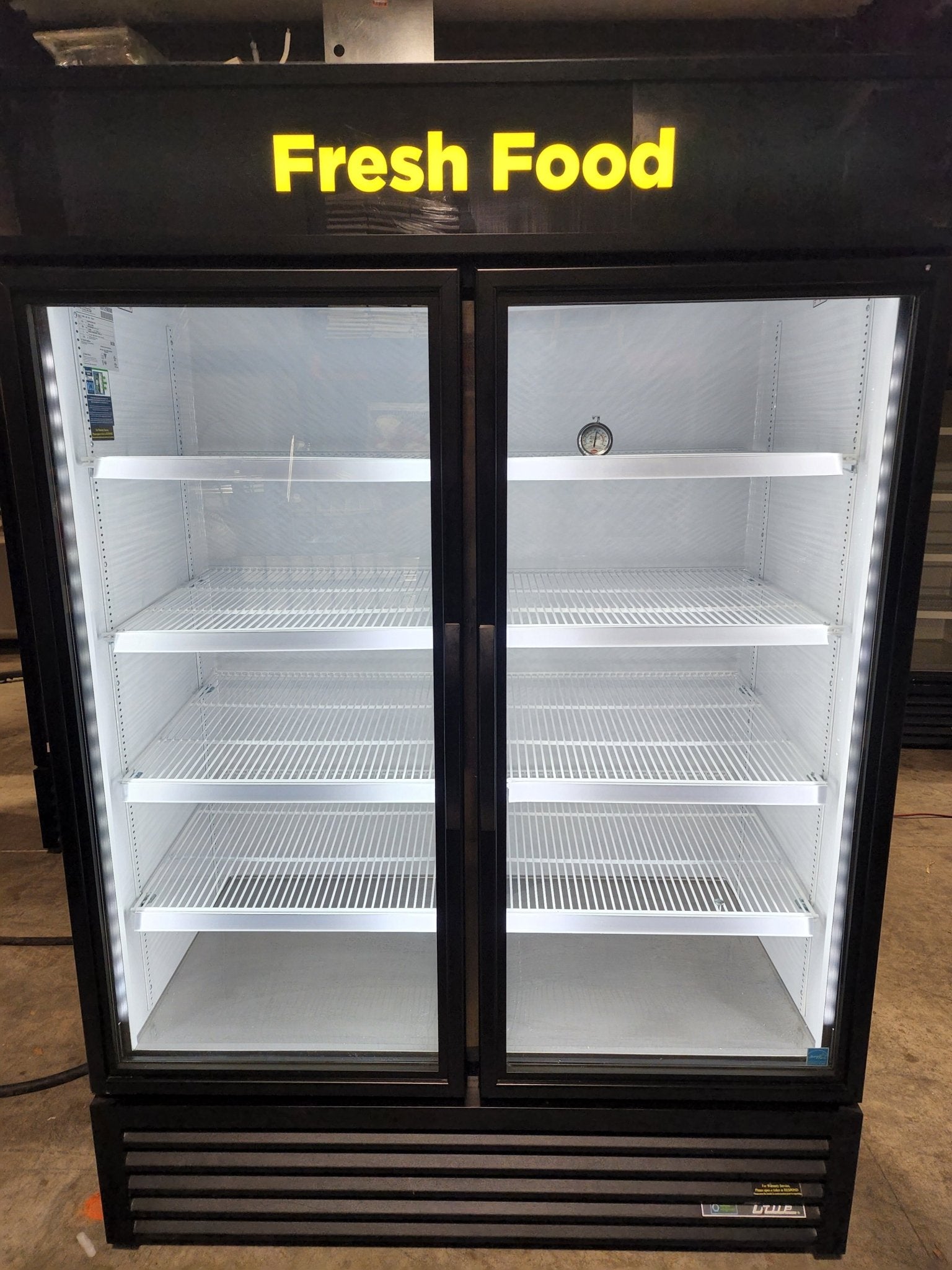 2015 True GDM - 49 Glass 2 - Door Reach - In Merchandising refrigerator Cooler - Falcon Restaurant Supply - 1