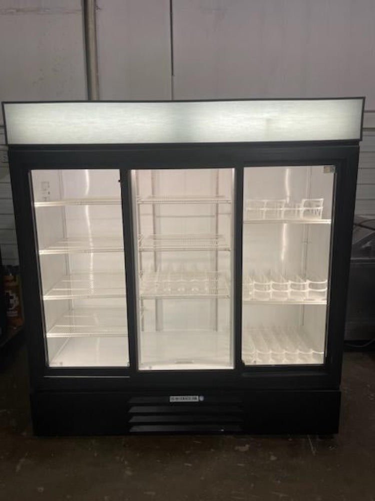 2019 Beverage Air LumaVue 3 Glass Sliding Door Merchandising Cooler Refrigerator - Falcon Restaurant Supply - 6