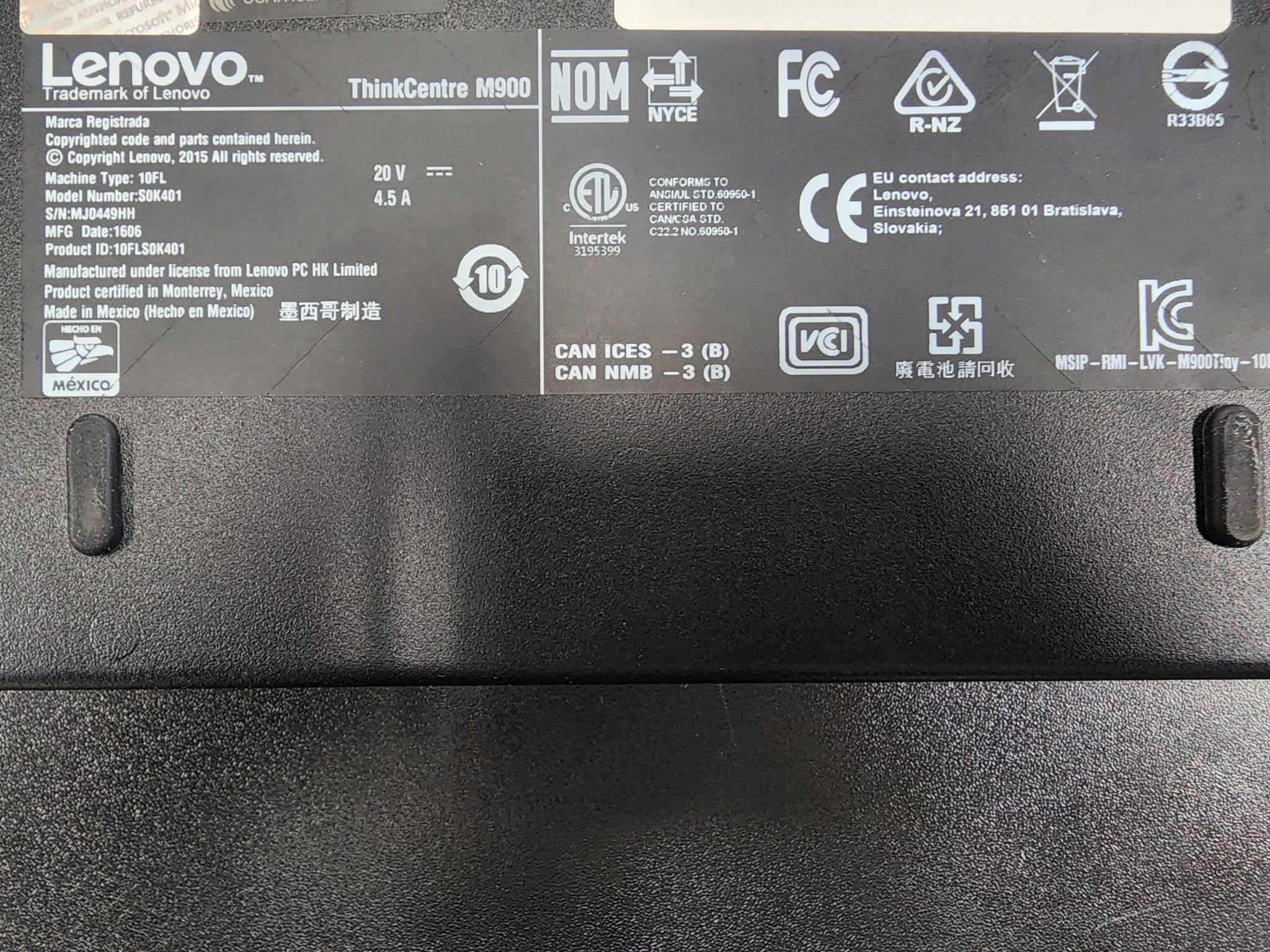 Used Lenovo ThinkCentre M900 Tiny Desktop Micro Tower PC - Falcon Restaurant Supply - 4