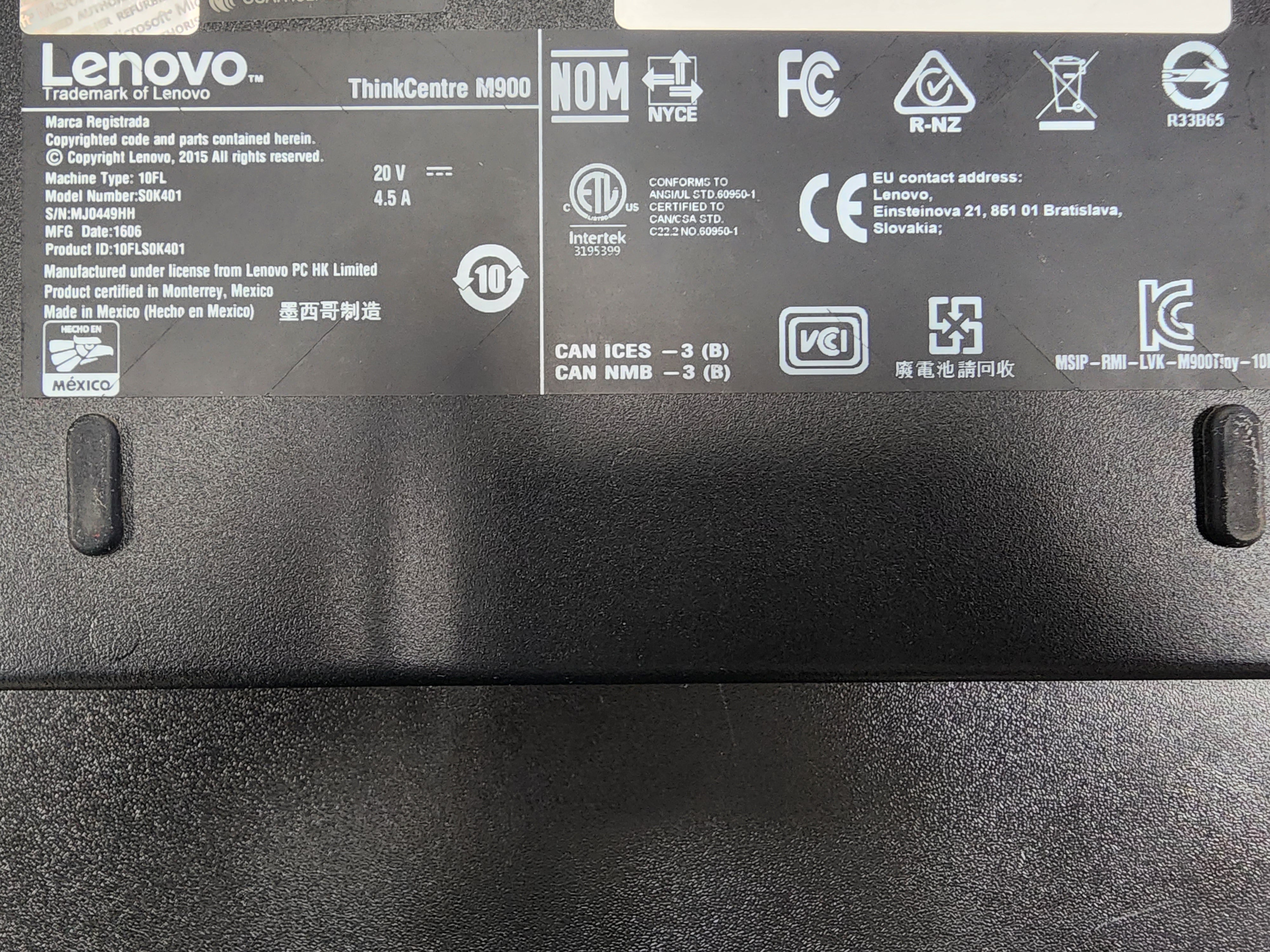 Used Lenovo ThinkCentre M900 Tiny Desktop Micro Tower PC