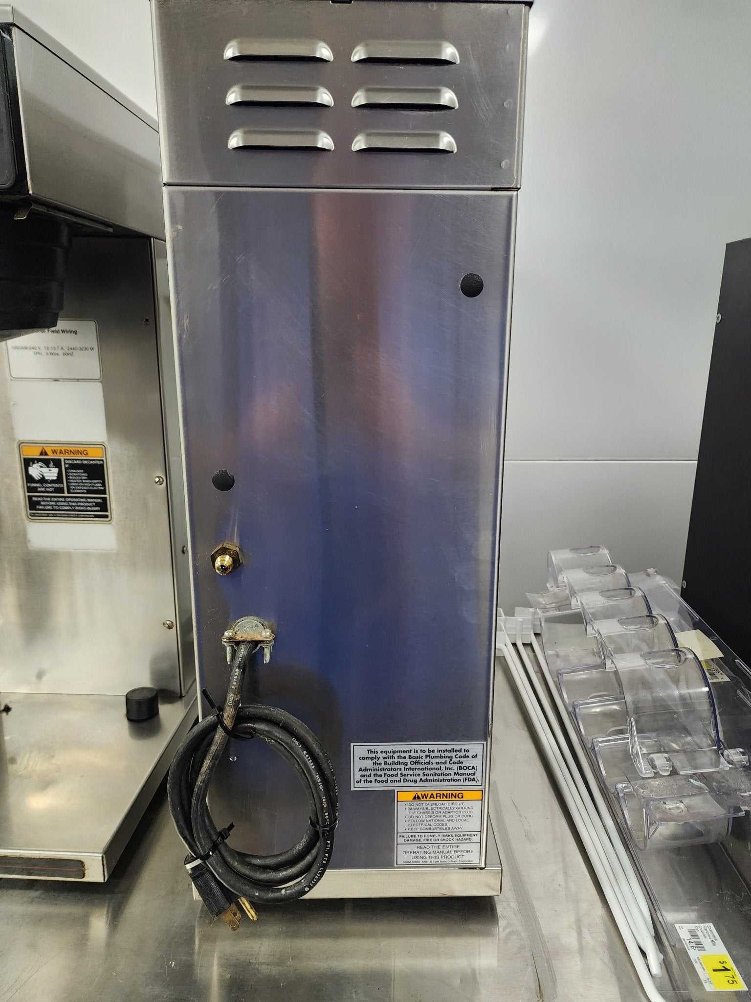 Used Bunn Digital Control Coffee Brewer Machine 120V - Falcon Restaurant Supply - 2