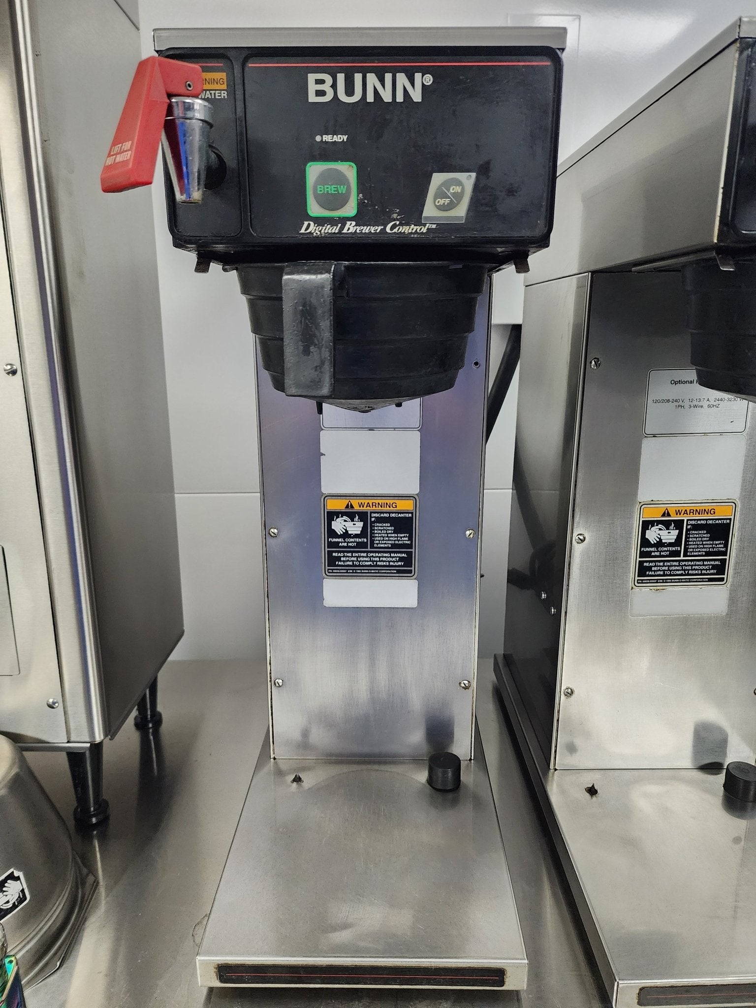 Used Bunn Digital Control Coffee Brewer Machine 120V - Falcon Restaurant Supply - 3