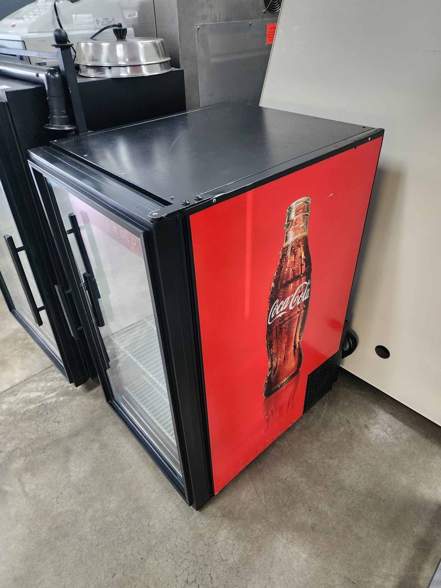 Used True GDM - 06 - LD Countertop Cooler Refrigerator w/ Front Access - Swing Door, Black, 115v - Falcon Restaurant Supply - 3