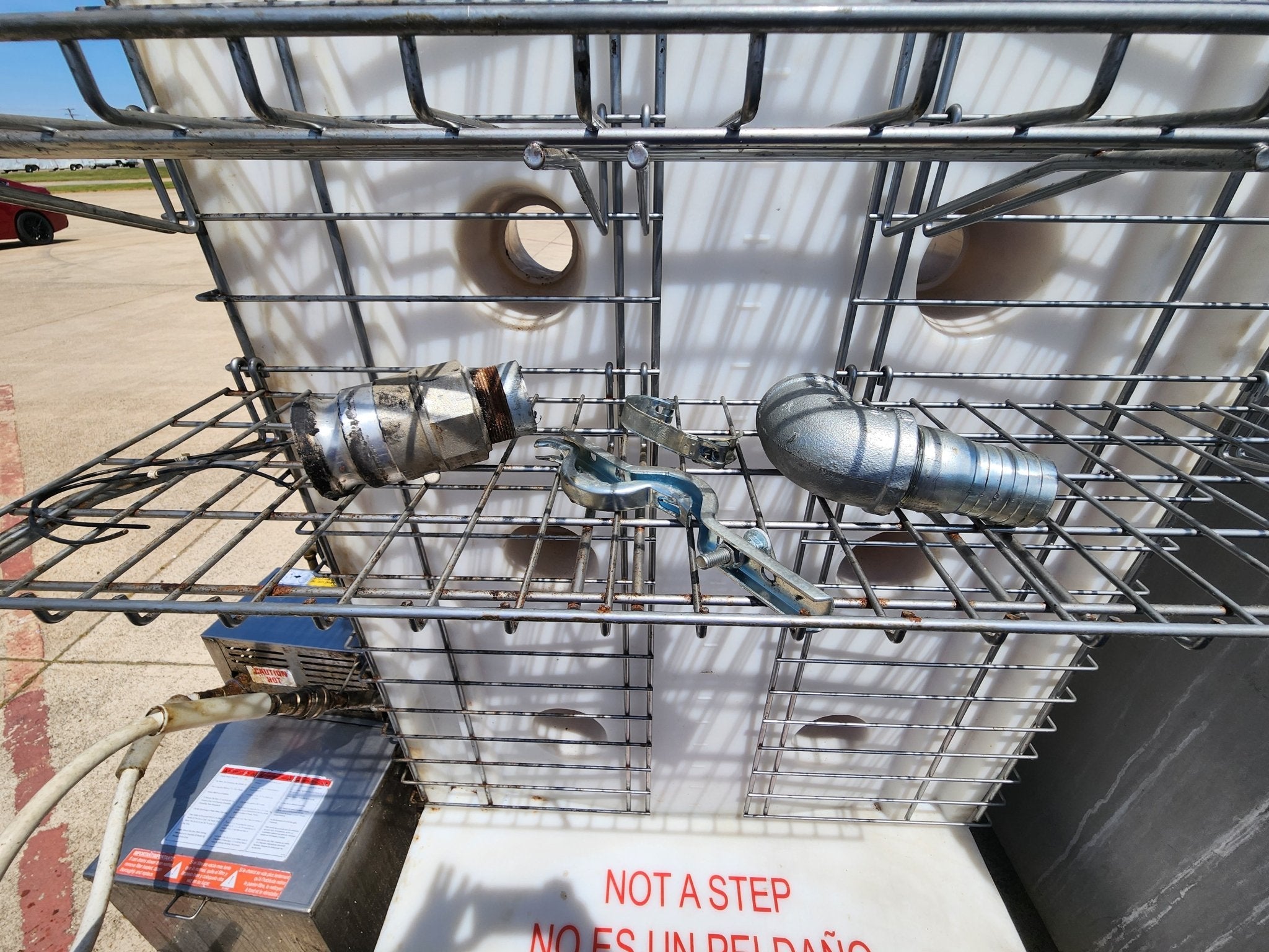 Used B.O.S.S. Space Saver with Portable Filter Machine Fryer Oil Caddy