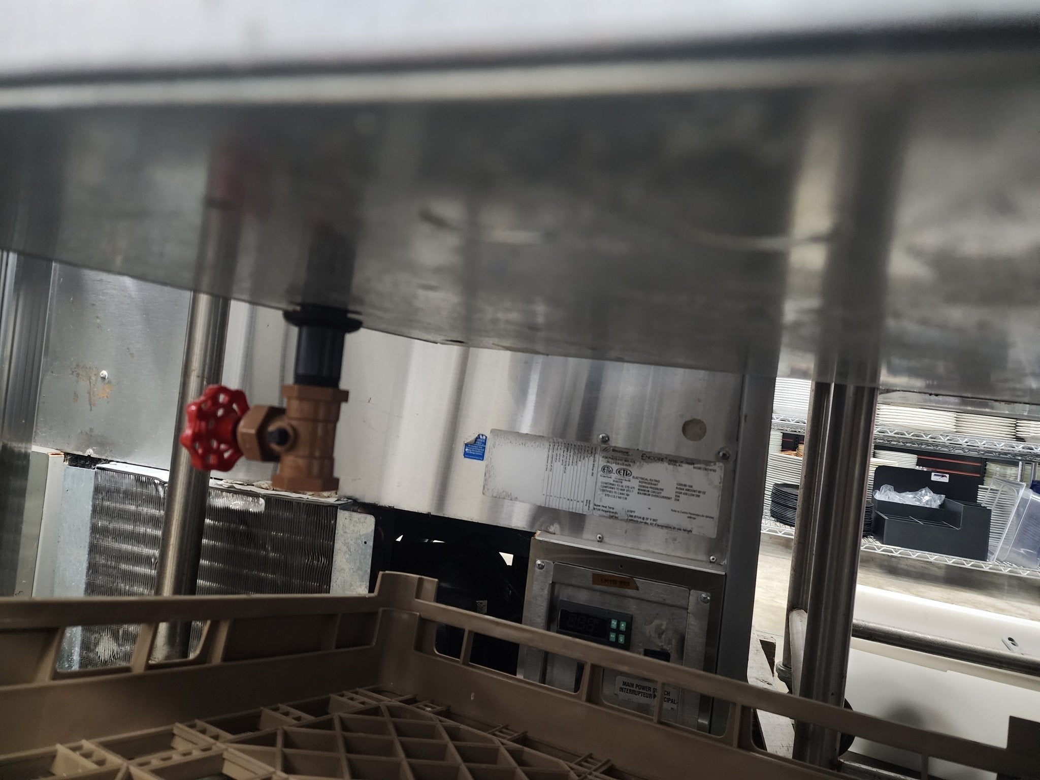 Used Ice down 3 Well Salad Bar or cold food serving table - Falcon Restaurant Supply - 4