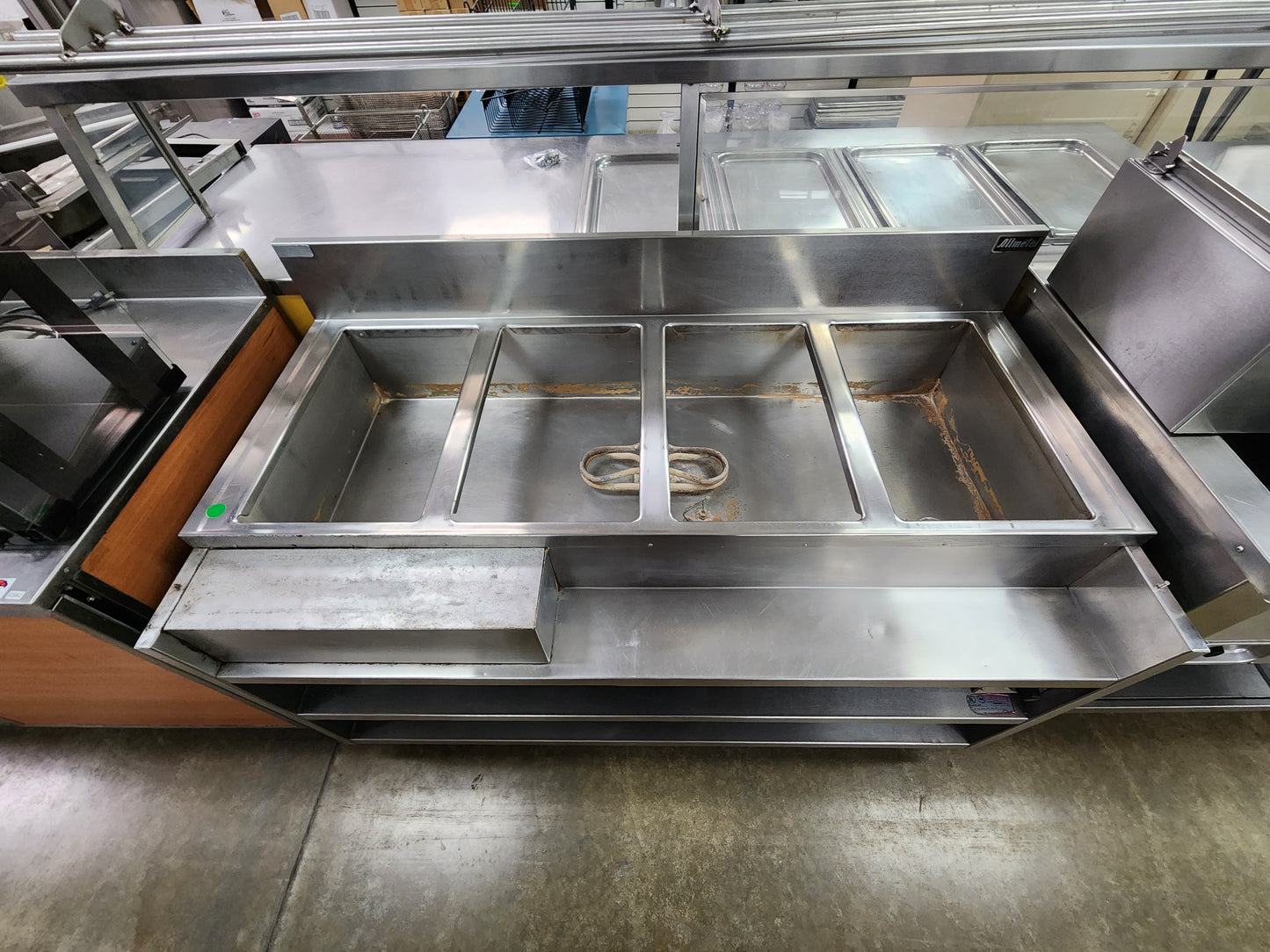 Used Allmetal 4 Well Steam table