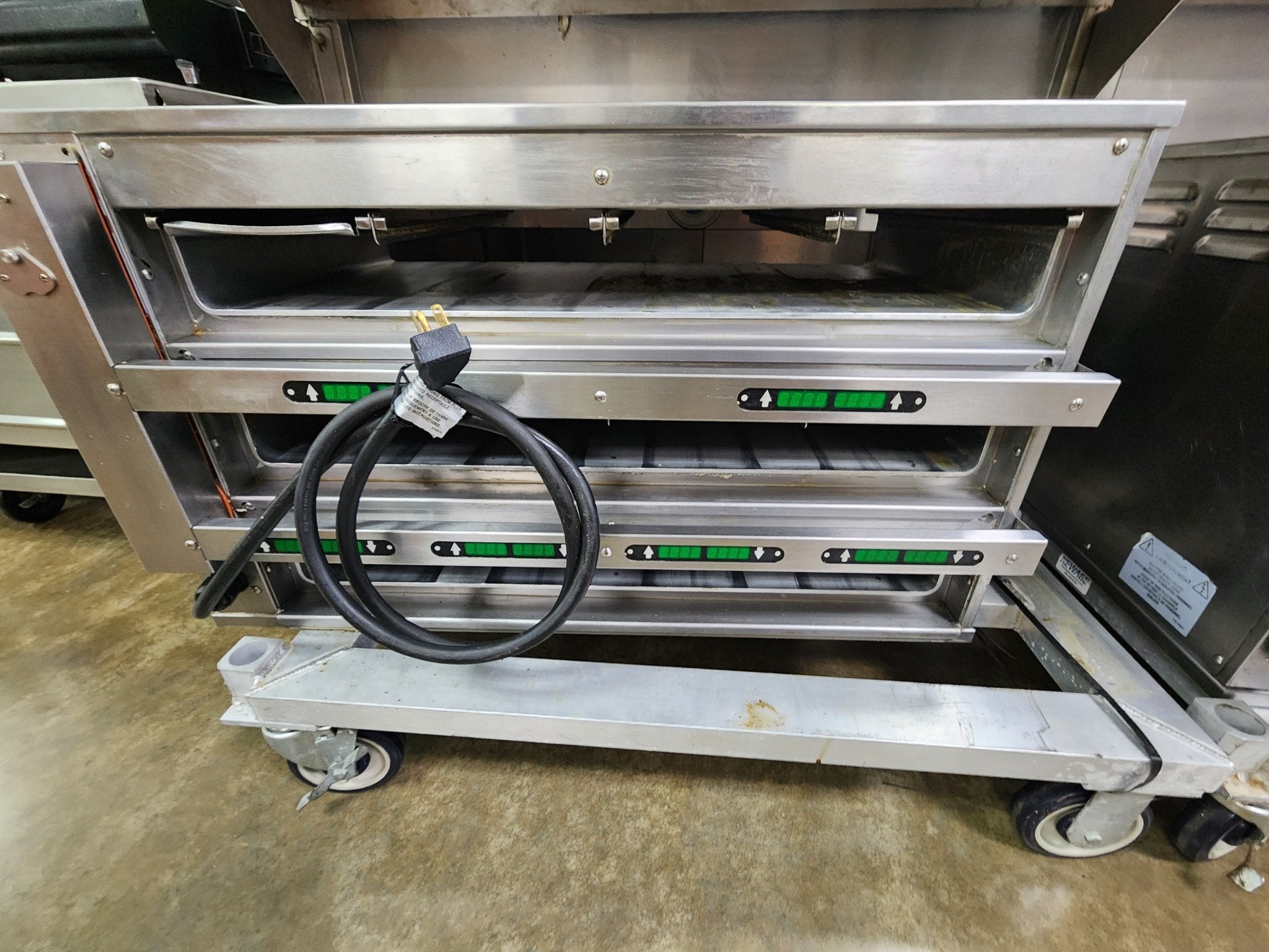Used Duke IRHS34 - 2086V0R M Pass Thru Heated Food Warmer Holding Cabinet - JS - Falcon Restaurant Supply - 1