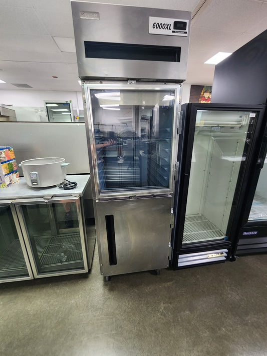 Used Delfield 6025XL One Section Reach In Refrigerator, (2) Right Hinge Solid Door