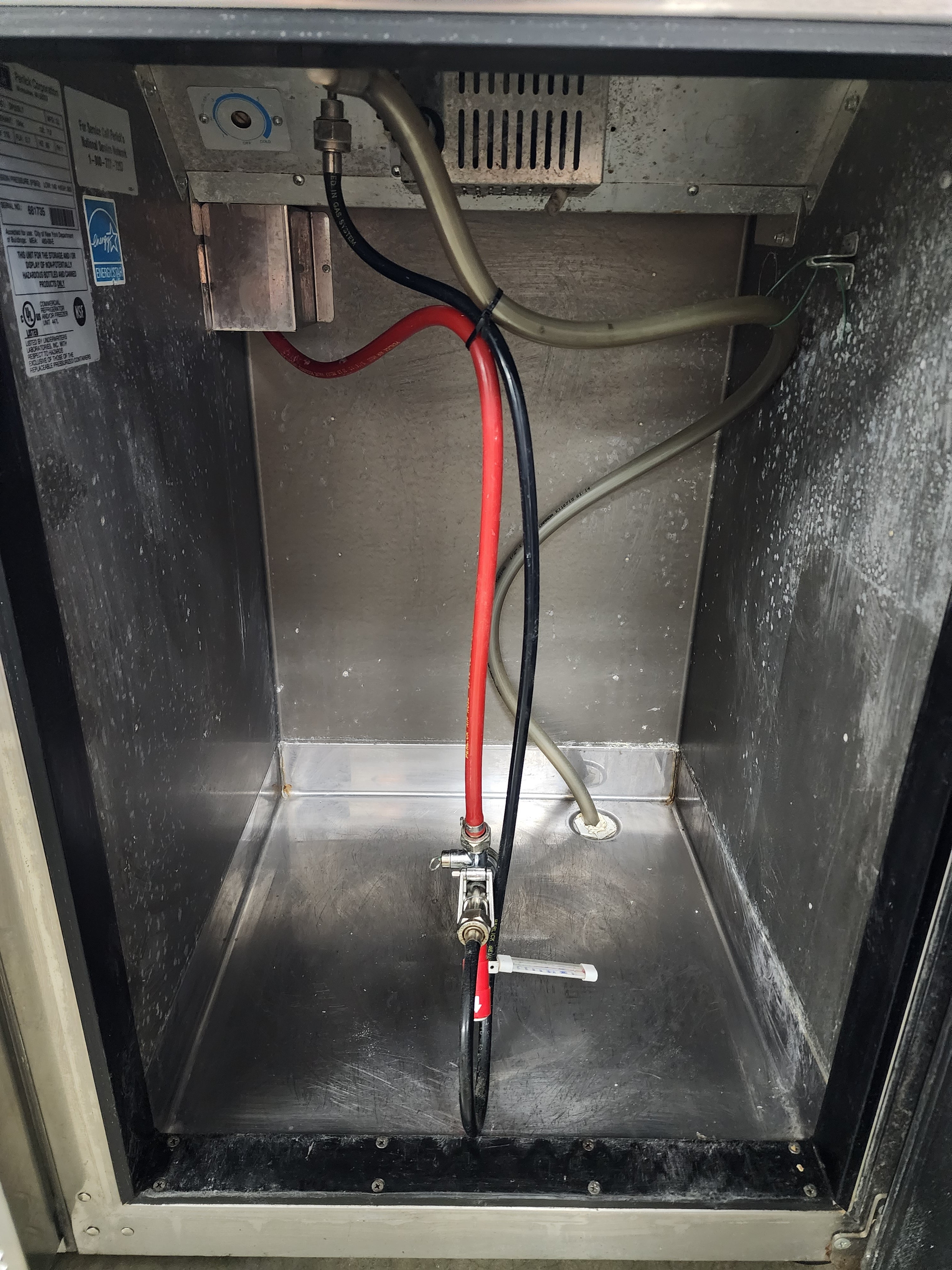 Used Perlick DP32SLT Keg Cooler Kegerator Dispenser w/ Bud Light Tap