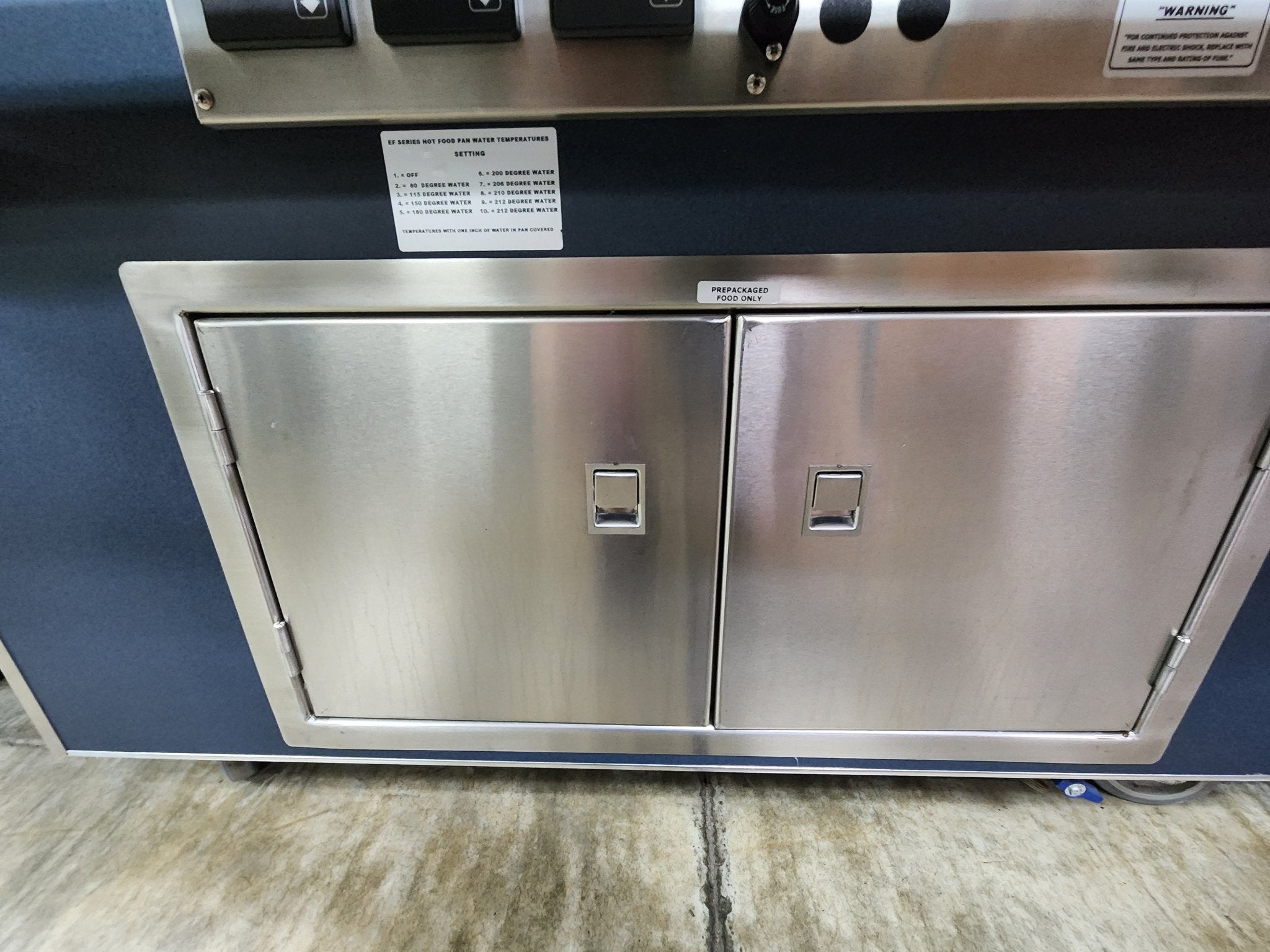 Used 3 Open Well Digital Controls Steam Table w/under cabinet storage