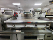 Used Toastmaster TMGE48 Countertop 48" Thermostatic Control Dual Electric Flat Top Griddle
