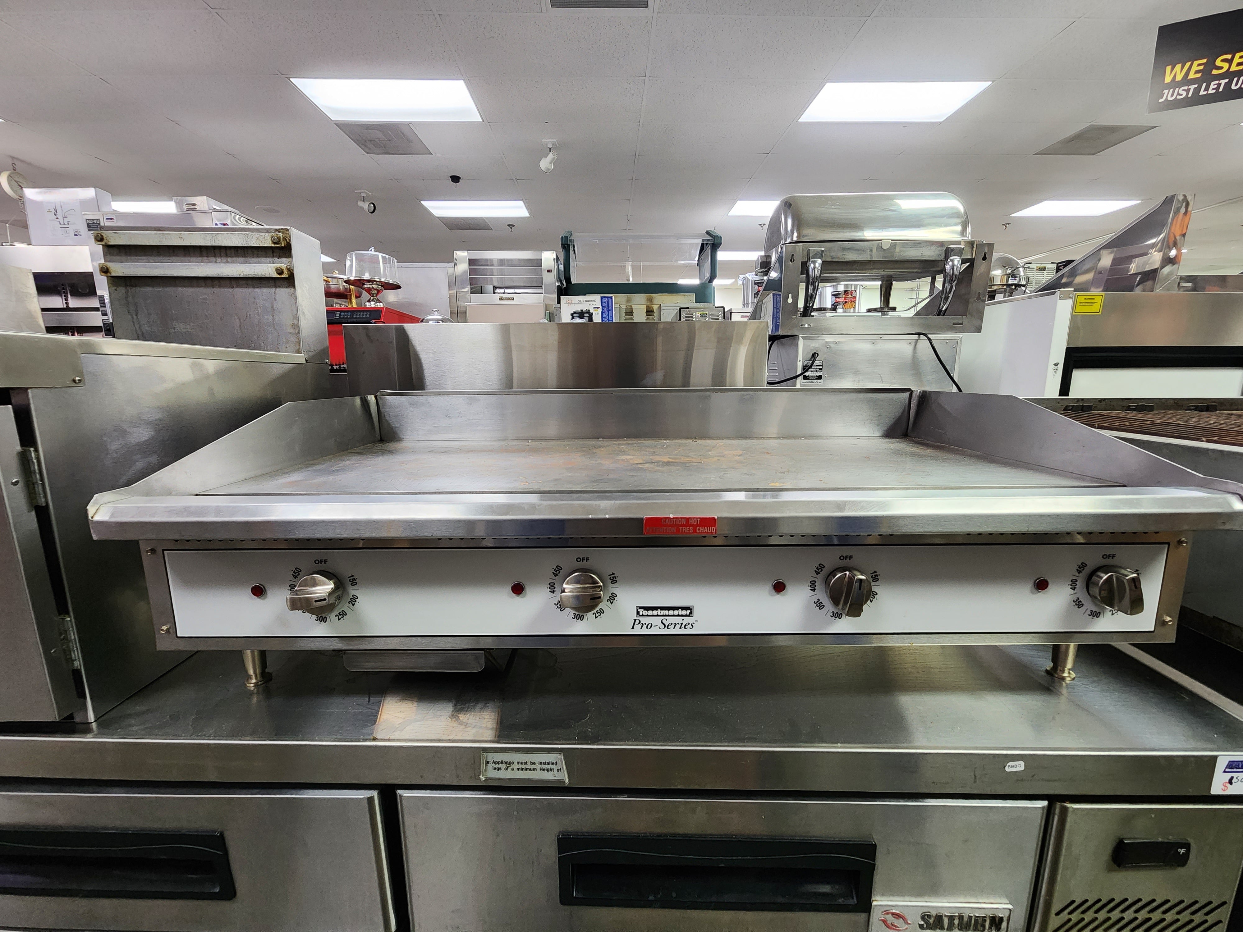 Used Toastmaster TMGE48 Countertop 48" Thermostatic Control Dual Electric Flat Top Griddle