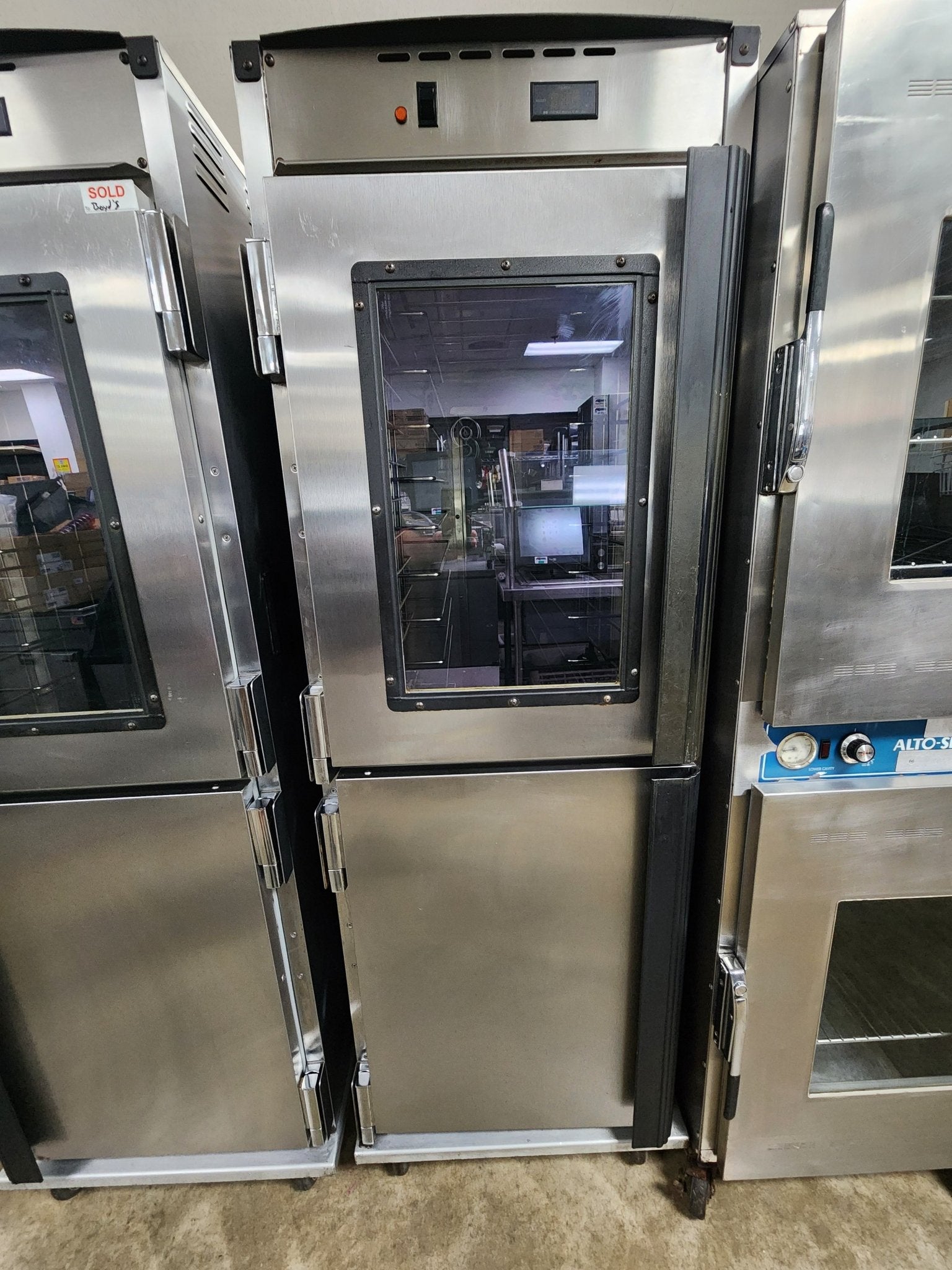 Used Cres Cor H138NPS36CLCMQRL i7 18 Pan Insulated Pass Thru Heated Holding Cabinet Food Warmer 120v - Falcon Restaurant Supply - 1