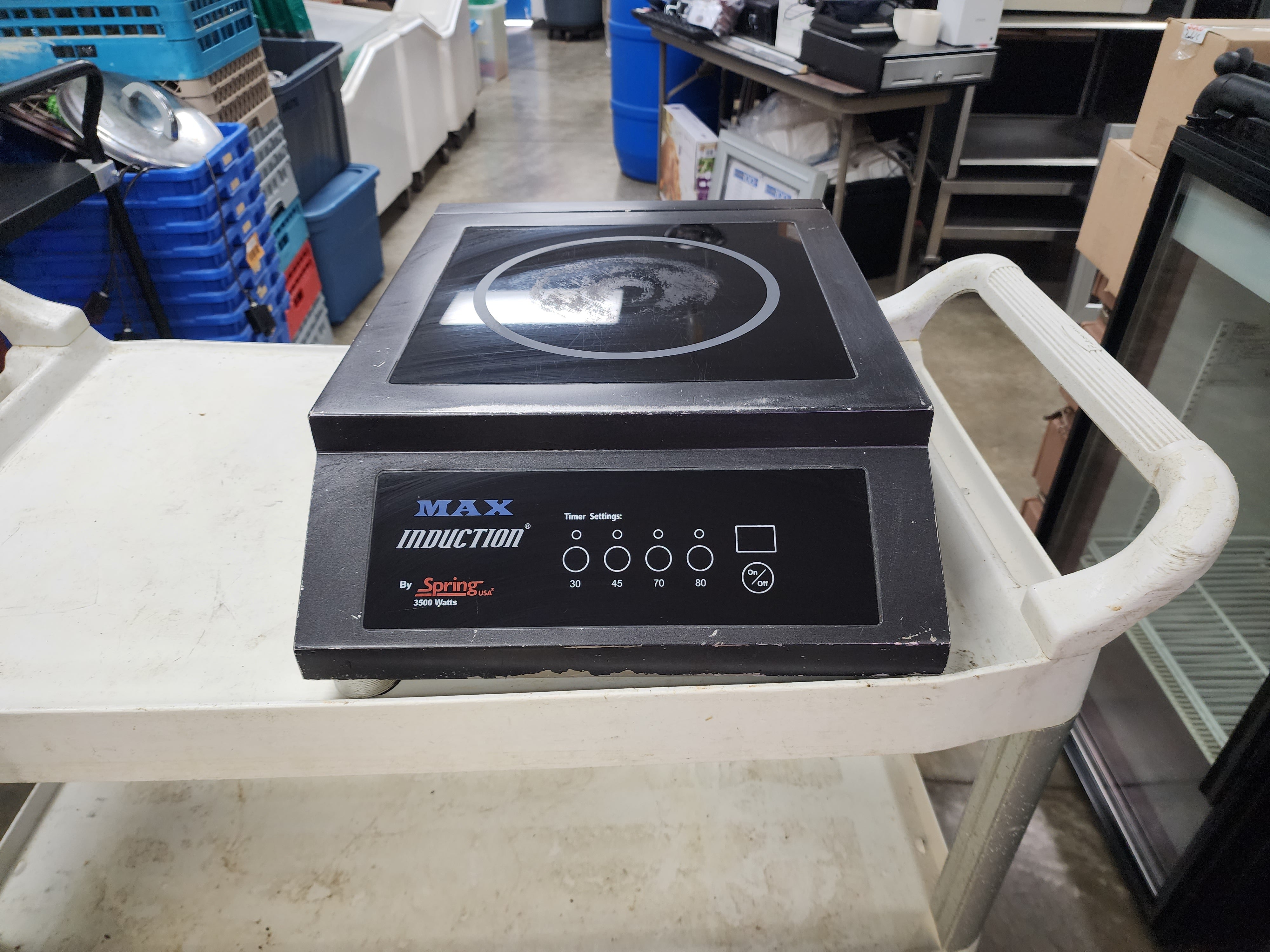 Used Spring USA SM-351C-FT MAX Induction® Countertop Induction Range w/ (1) Burner, 208-240v/1ph