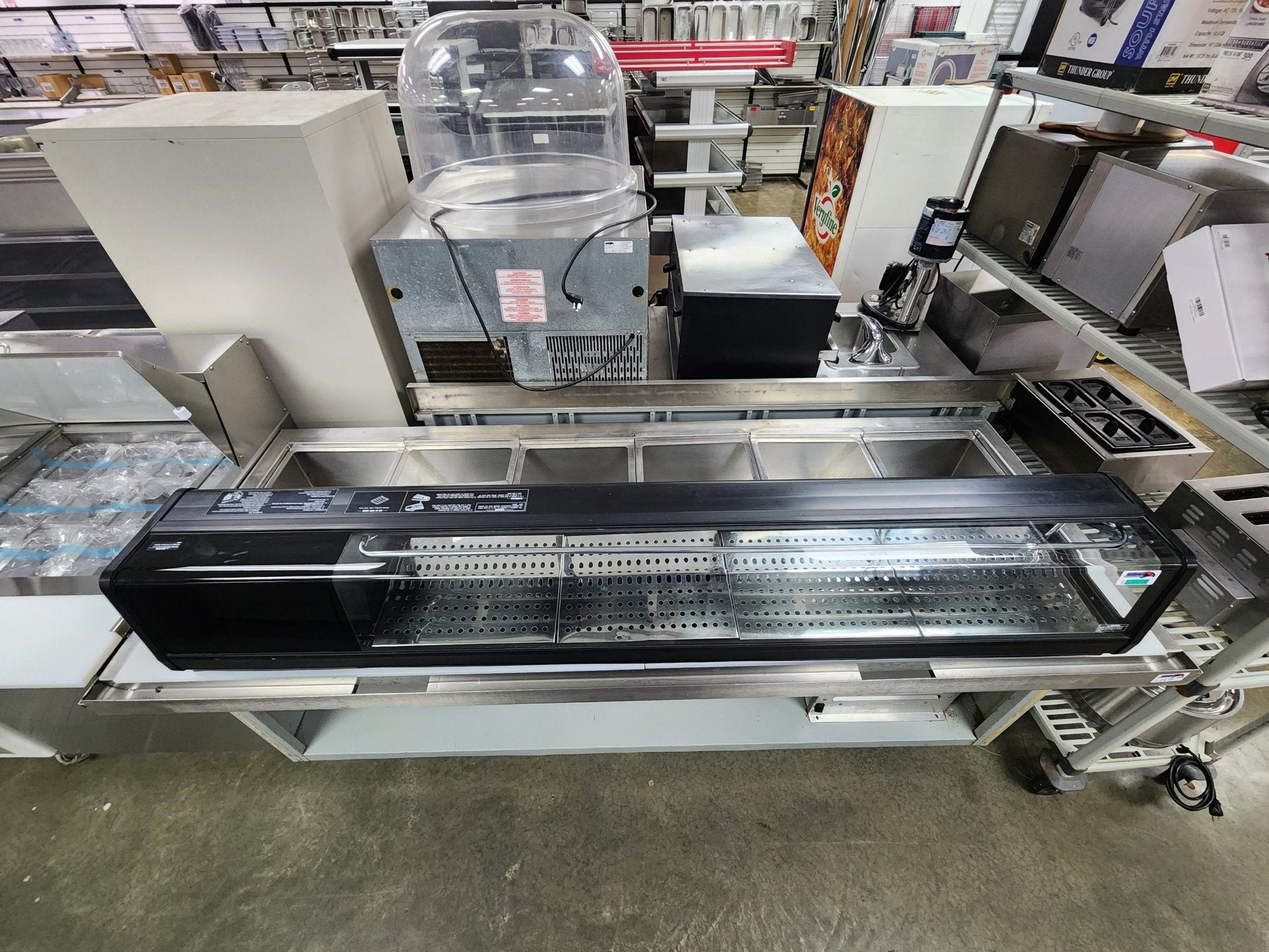Used kanzen KRJ-1801-L Refrigerated Countertop Sushi Bar