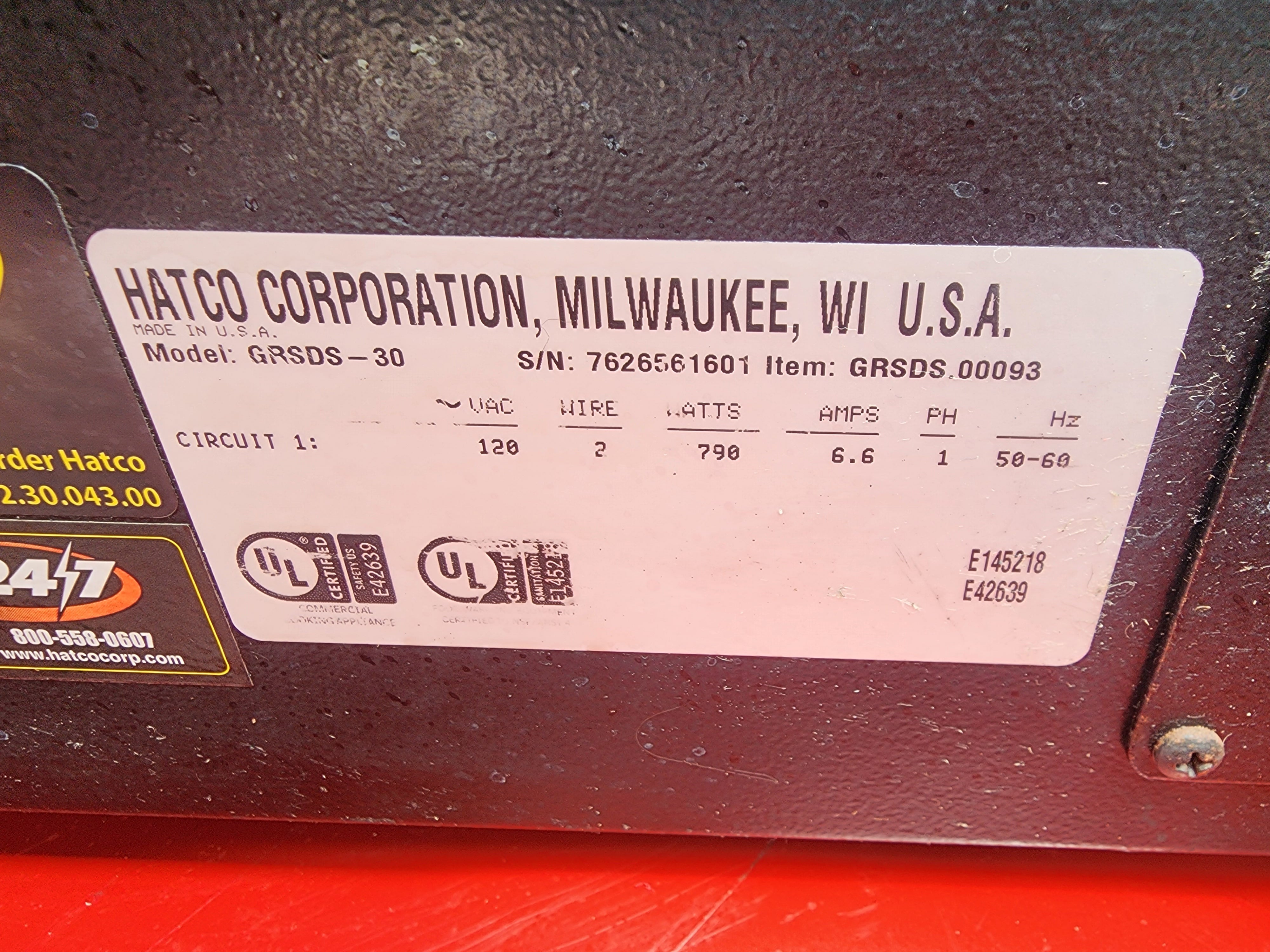 Used Hatco GRSDS-30 Glo-Ray 30" Slanted Heated Warming Display Single Shelf Merchandiser - 120V 790W - JS