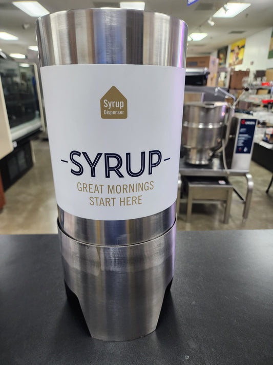 New Sagra LW-SYRUP-EXP Syrup Dispenser with Pump