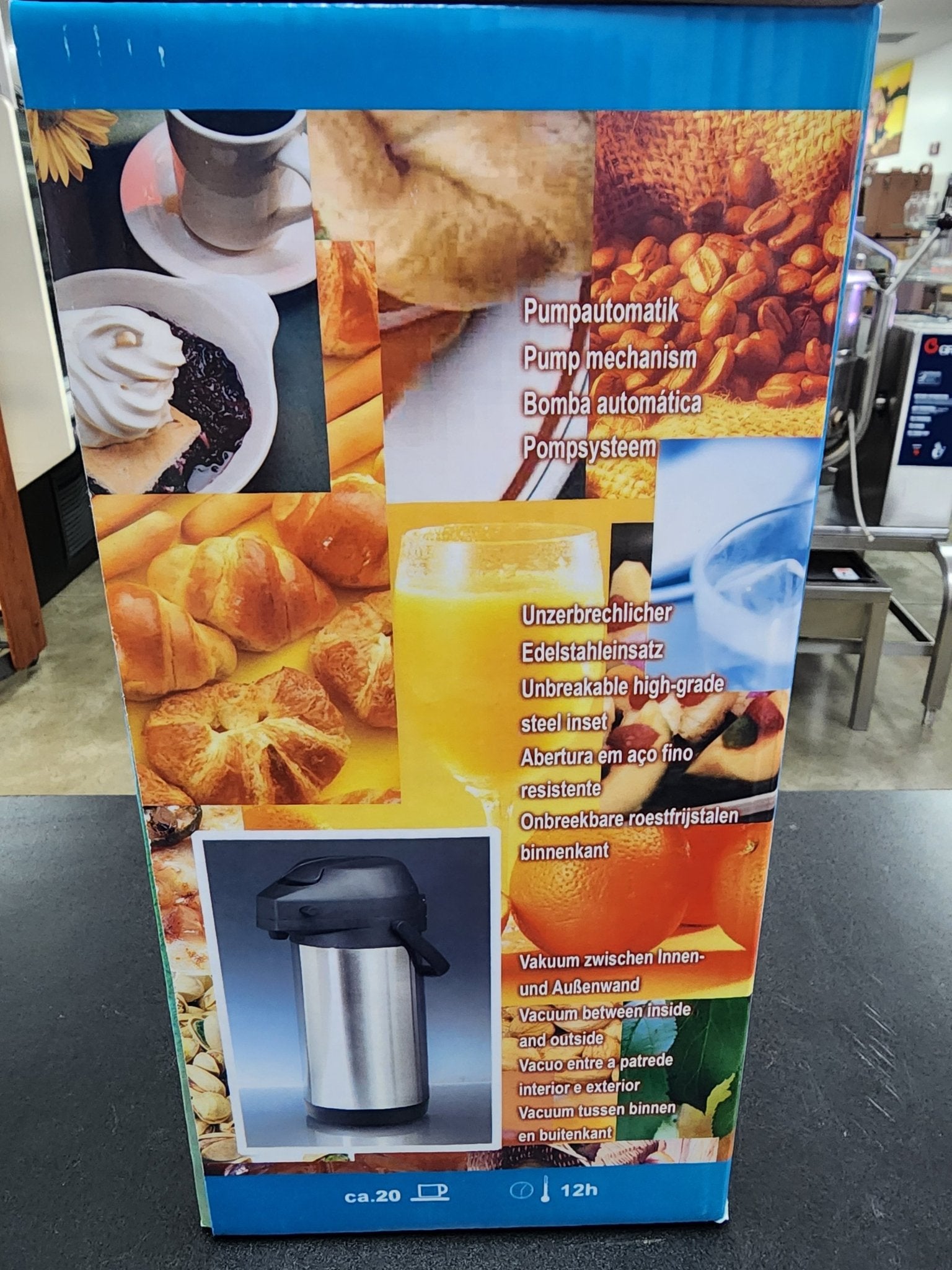 New Airpot 2.5L Stainless Steel Coffee Server High Grade Steel