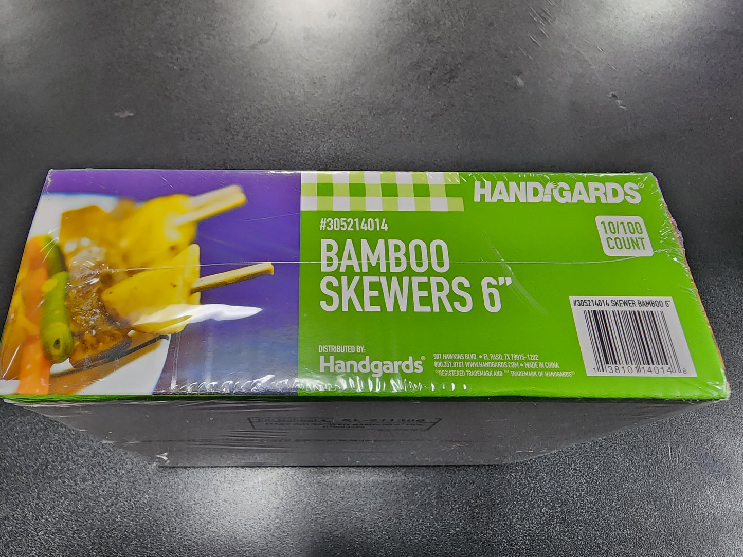 Handgards 6 Inch Bamboo Skewer 100 per box