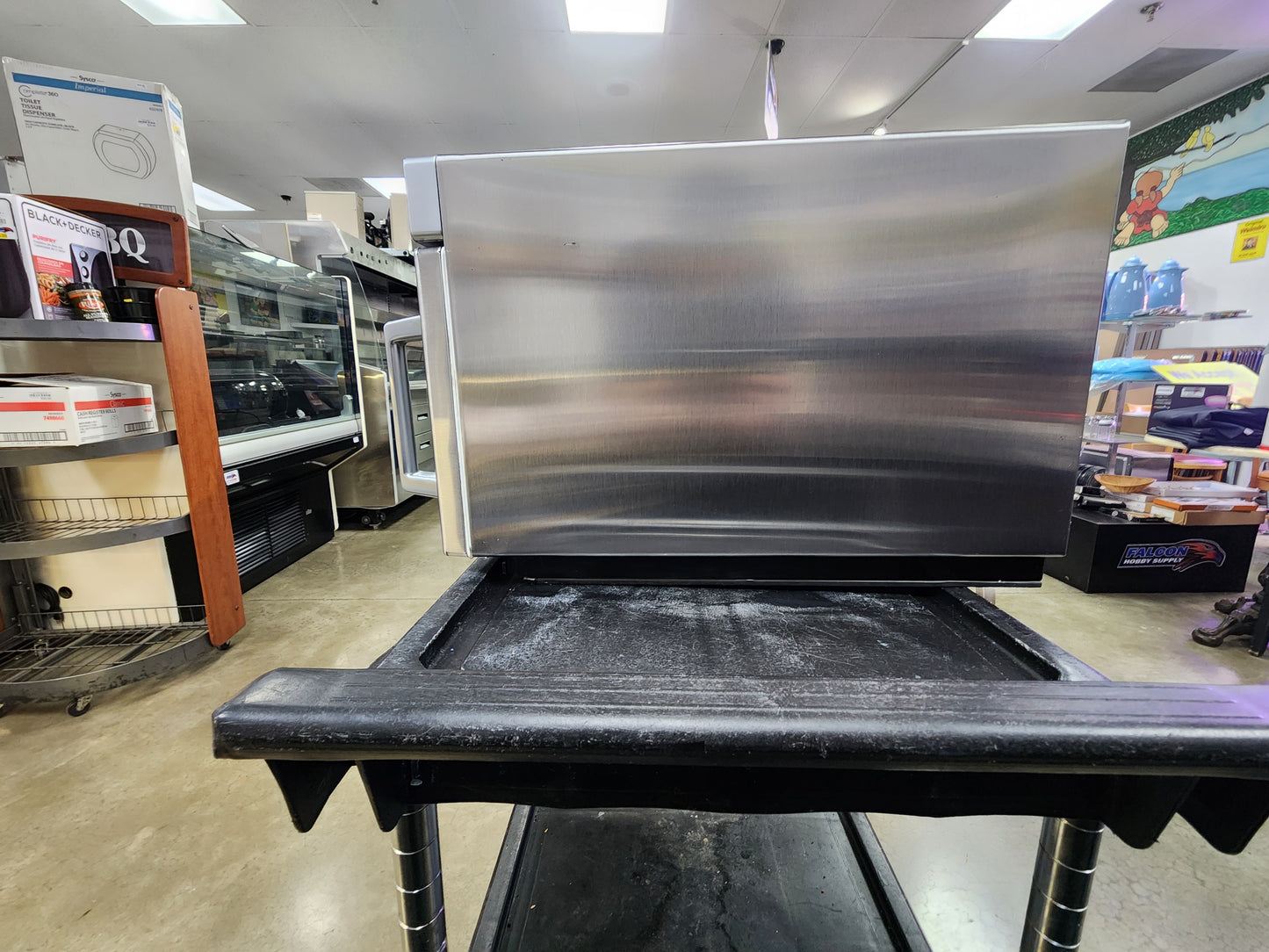 Used Amana HDC182 Commercial Digital Microwave .6 Cft Countertop 1800 Watt Heavy Volume 220V