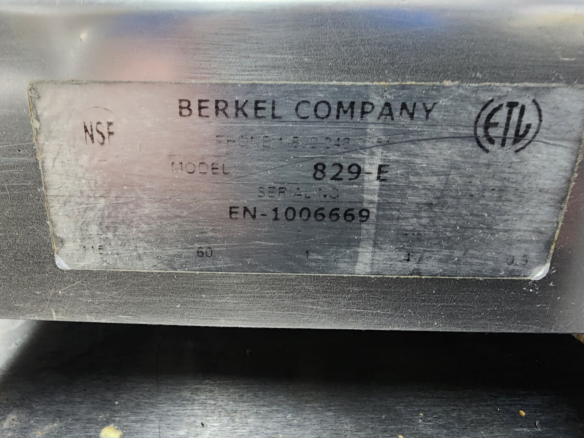 Berkel 829A/829E Slicer Blade