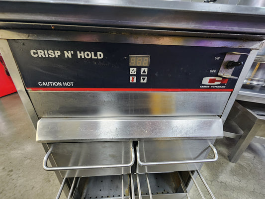 Used Carter-Hoffmann VCNH2W3S Stainless Steel Thermostatic Controls Vertical Crisp N Hold Cabinet - 120 Volts 1-Ph