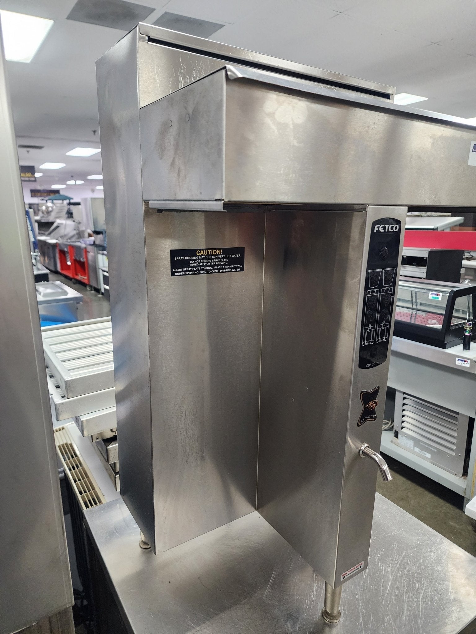 Used FETCO CBS - 2042E Extractor Commercial Coffee Brewer Machine 120/208 - 240V - Falcon Restaurant Supply - 3