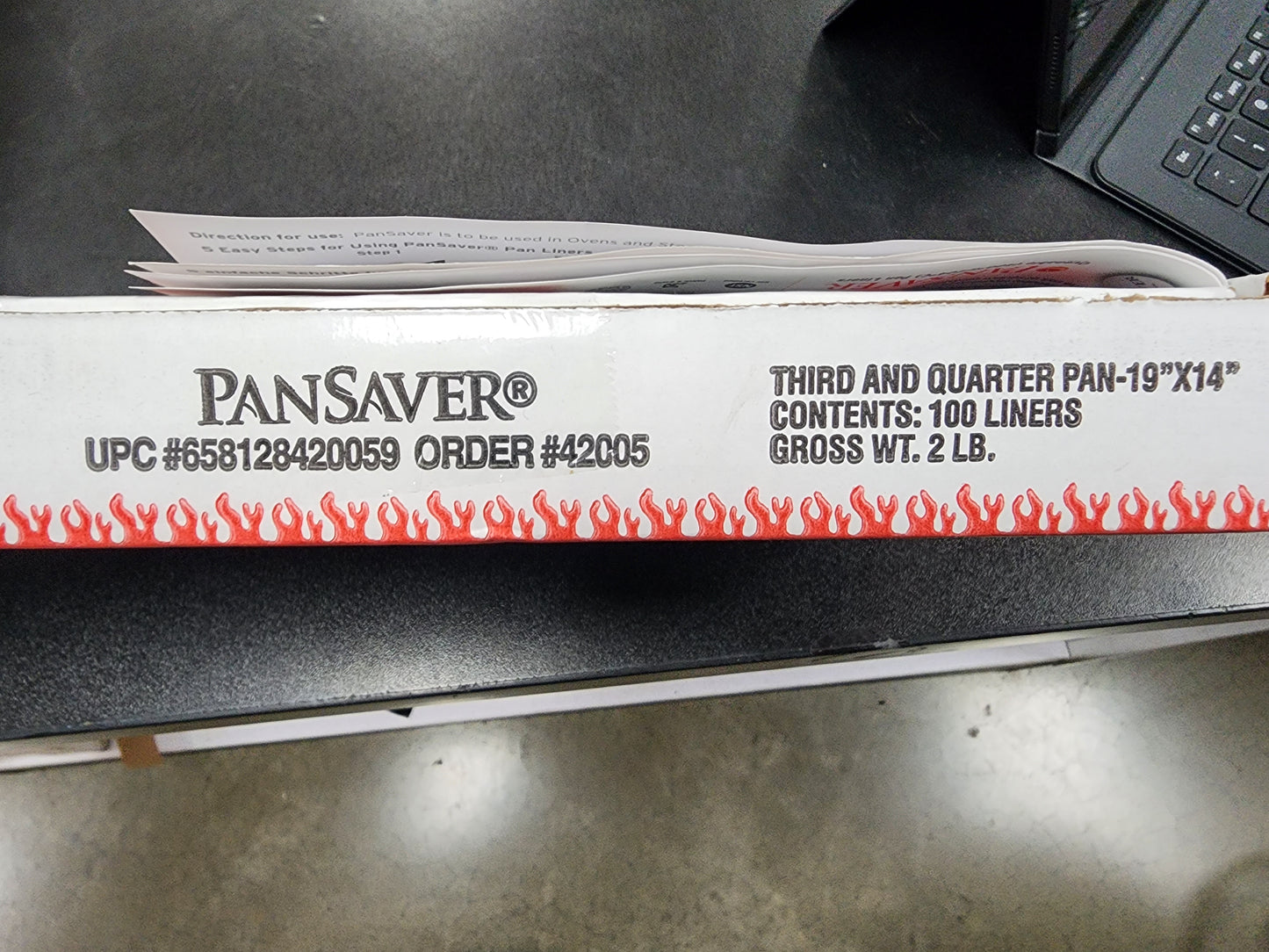 New PanSaver Monolyn Full Size Steam Table Pan Liner Clear Plastic - 6" D 100 liners Per Box