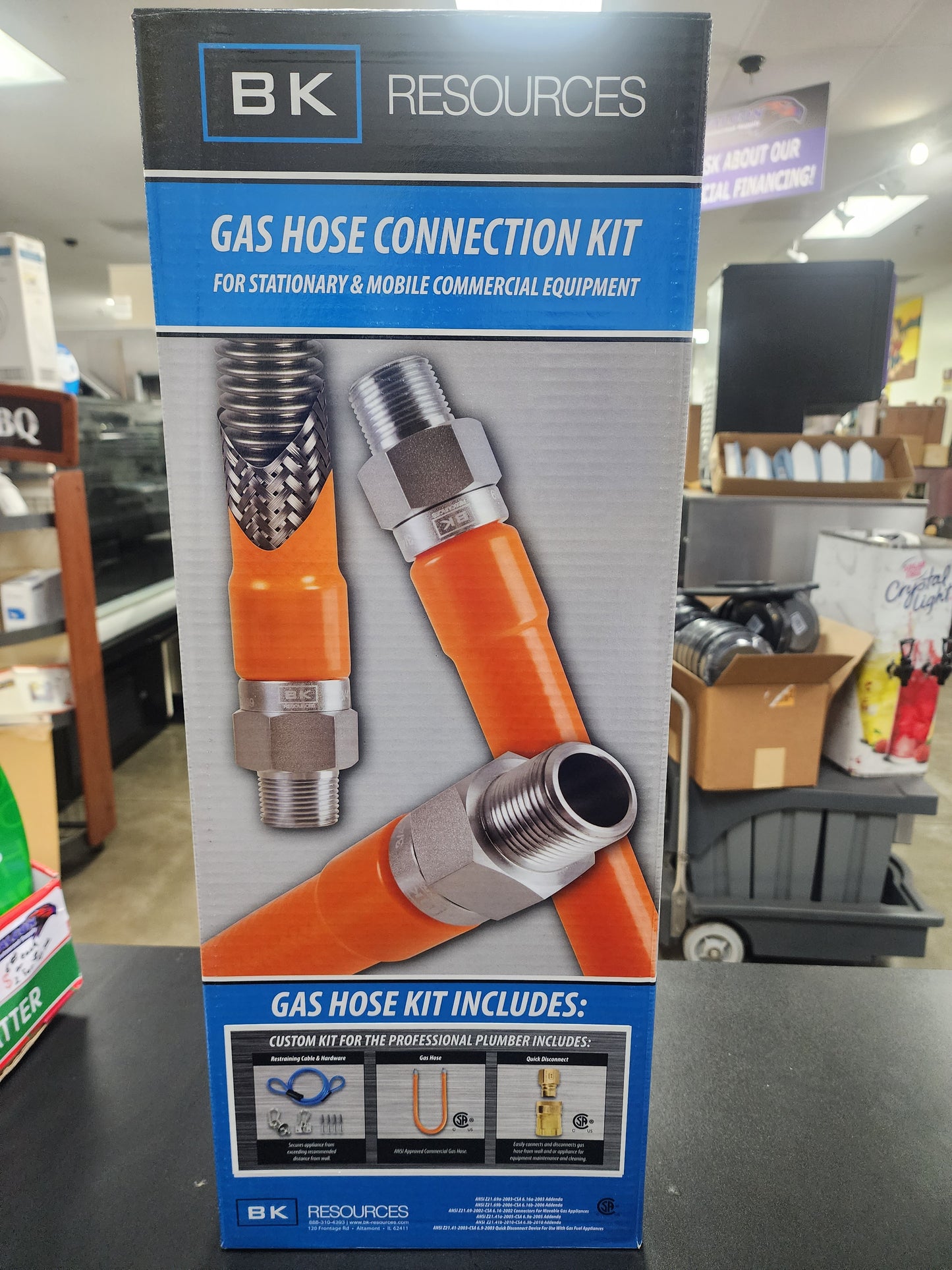 New 3/4" X 60" Gas Hose Connector Kit #2