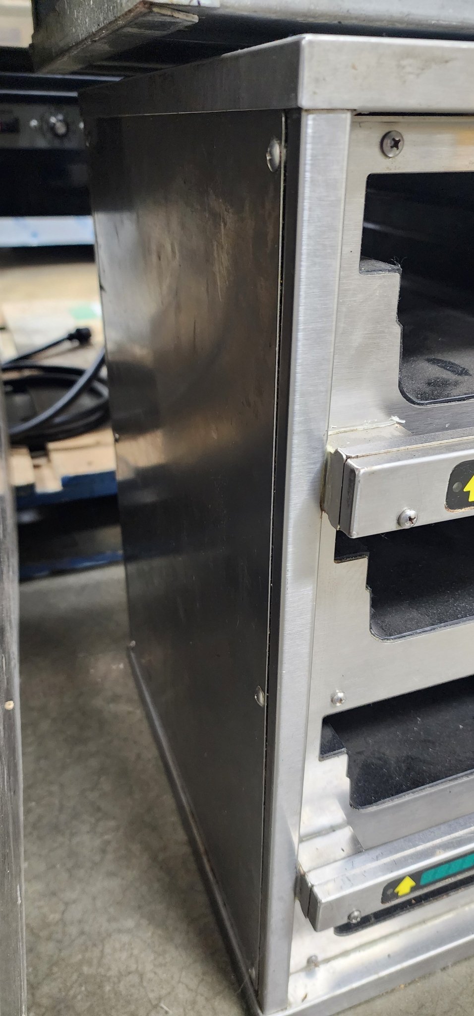 Used DUKE FWM3 - 42 Pass - Through Heated Food Warmer Holding Cabinet 208 Volts - Falcon Restaurant Supply - 3