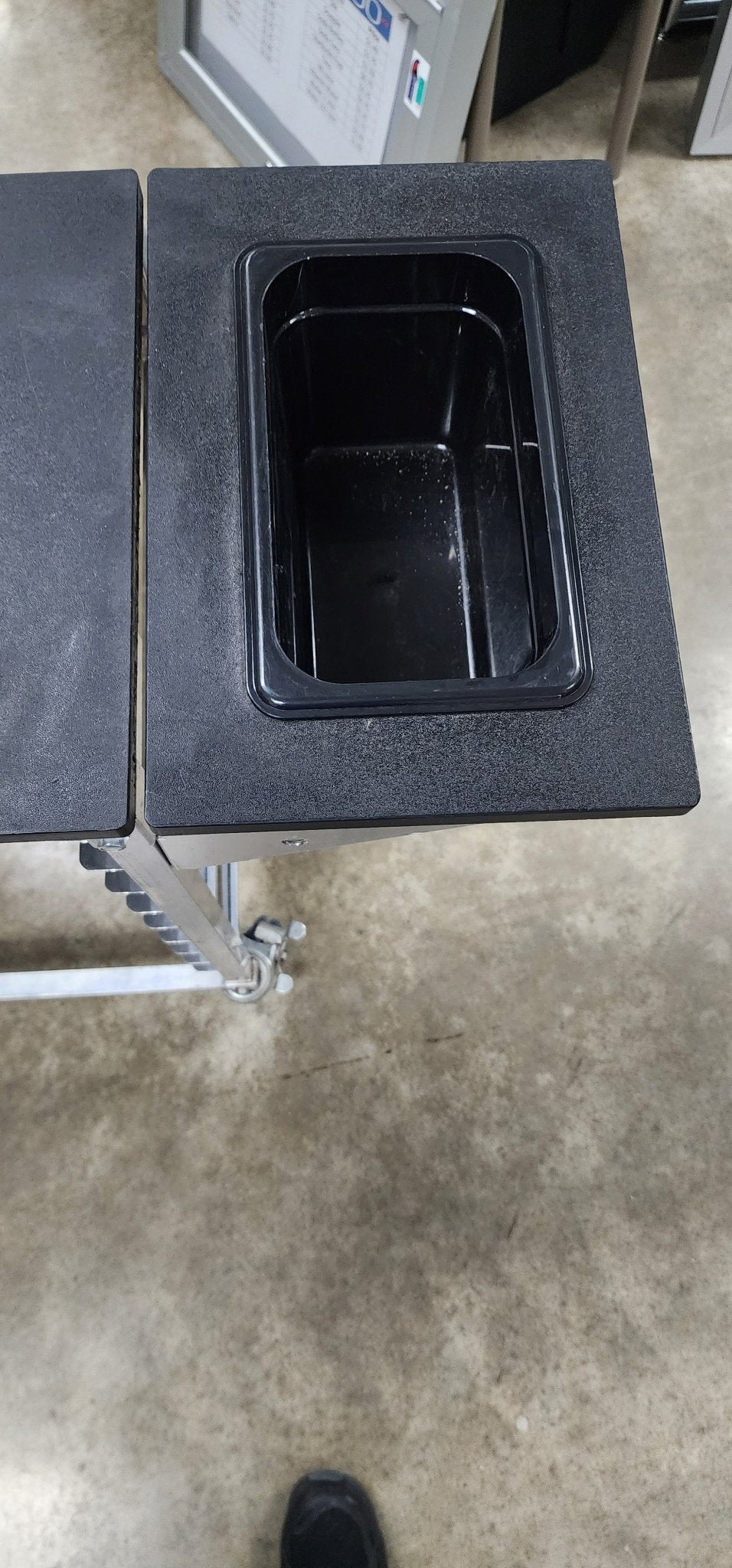 Used Half Size Sheet Pan Cart w/Tray 50.5" L x 14" W x 34" H - Falcon Restaurant Supply - 7