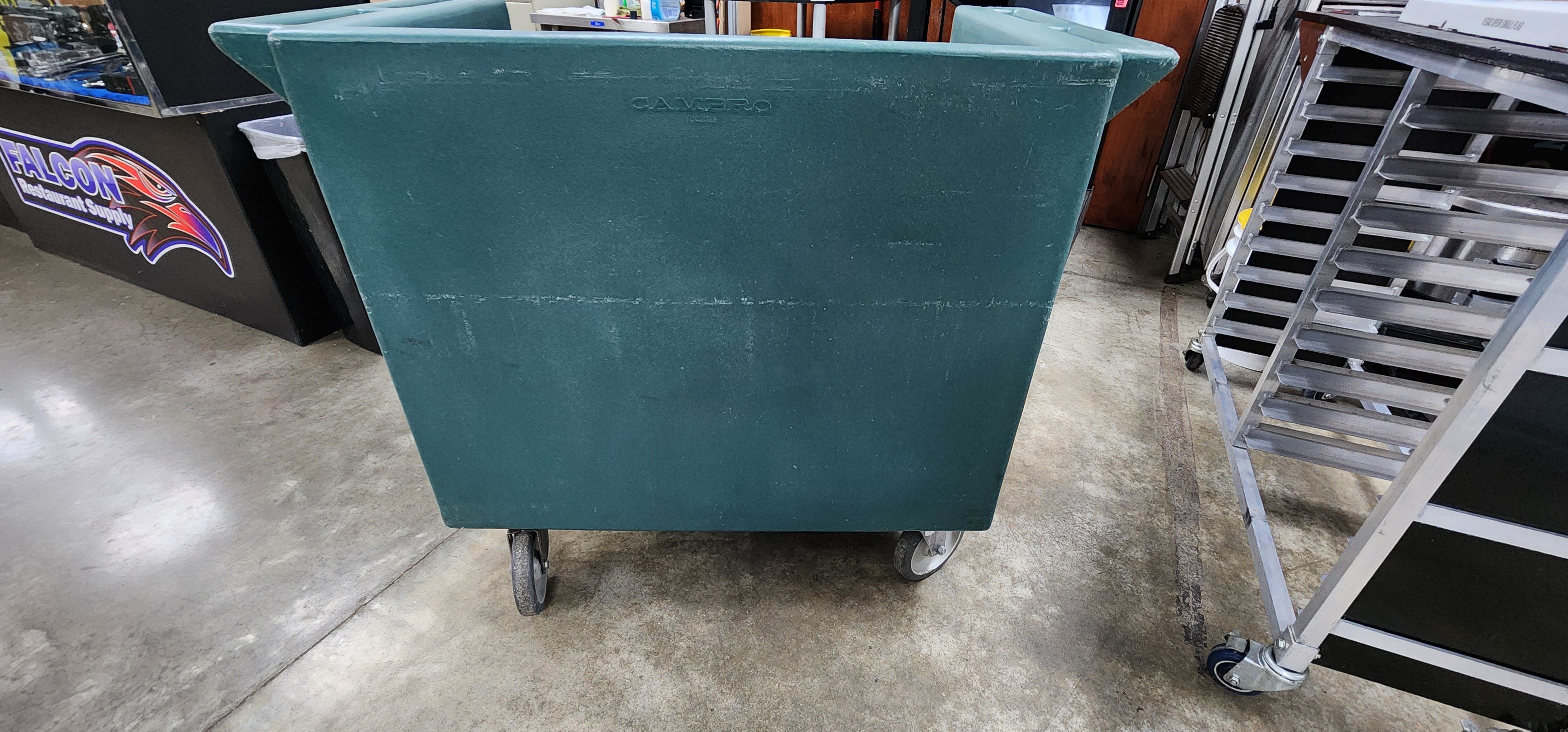 Used Cambro TDC2029 Slate Blue Dish Cart - 38" x 22" x 34"