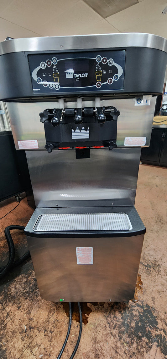 2019 Taylor C717-27 Soft Serve Freezer Twist Air Cooled Ice Cream Machine 1-Phase M9066734 - JS
