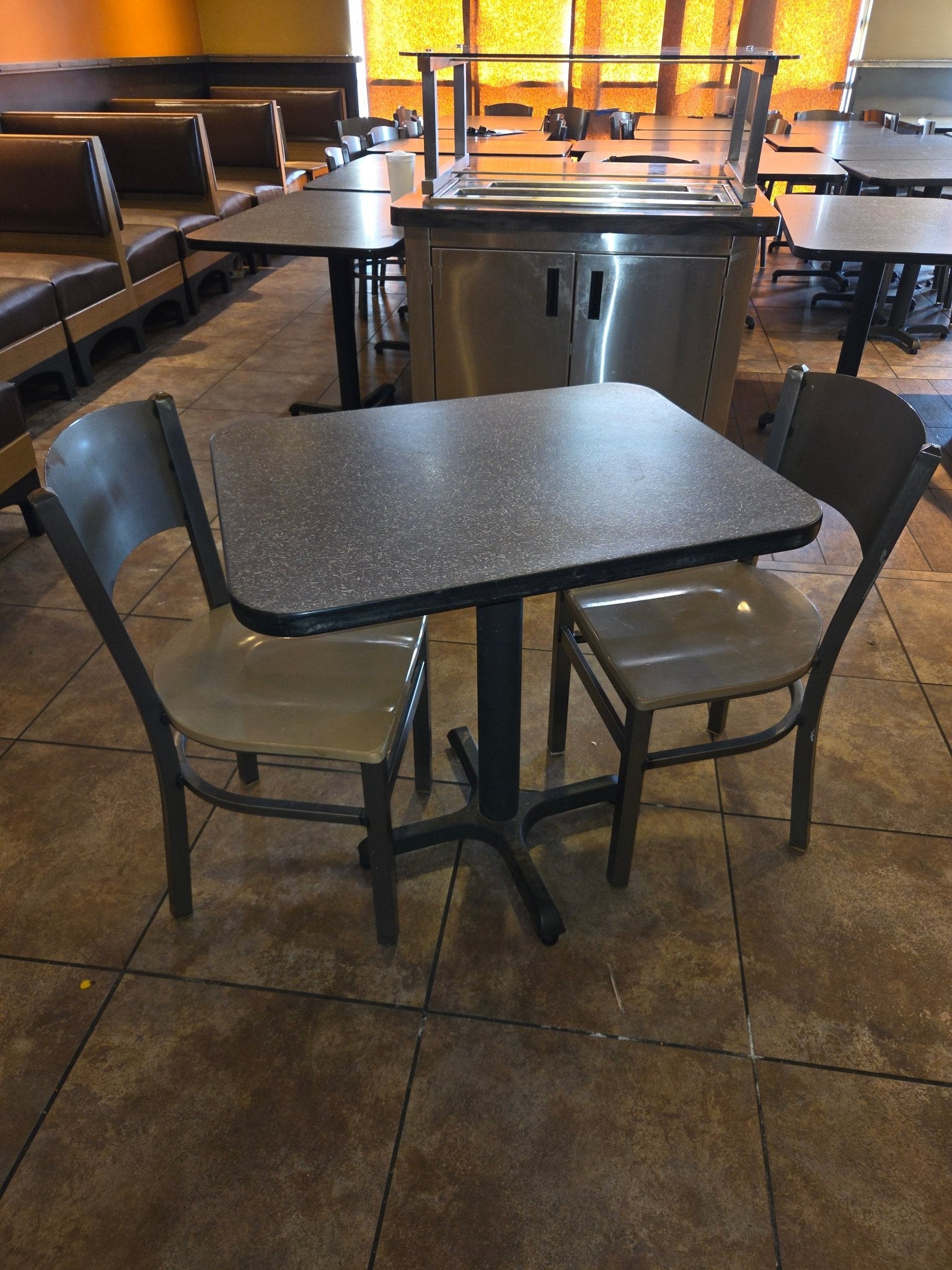 Used Complete Restaurant Seating for 125 Tables Chairs Booths - JD - Falcon Restaurant Supply - 3