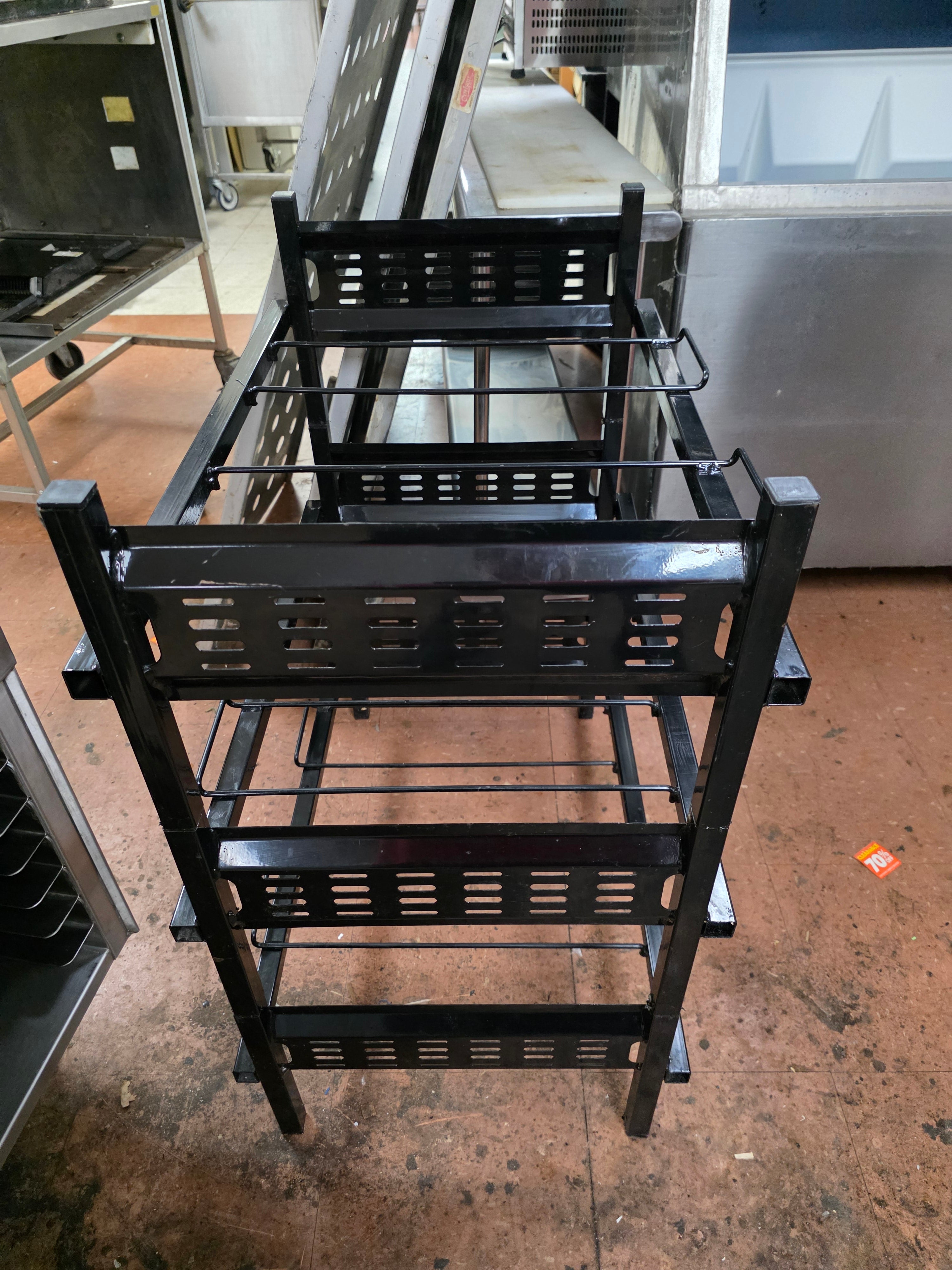 Used Capital Black 3 Tier Can Rack - COZ