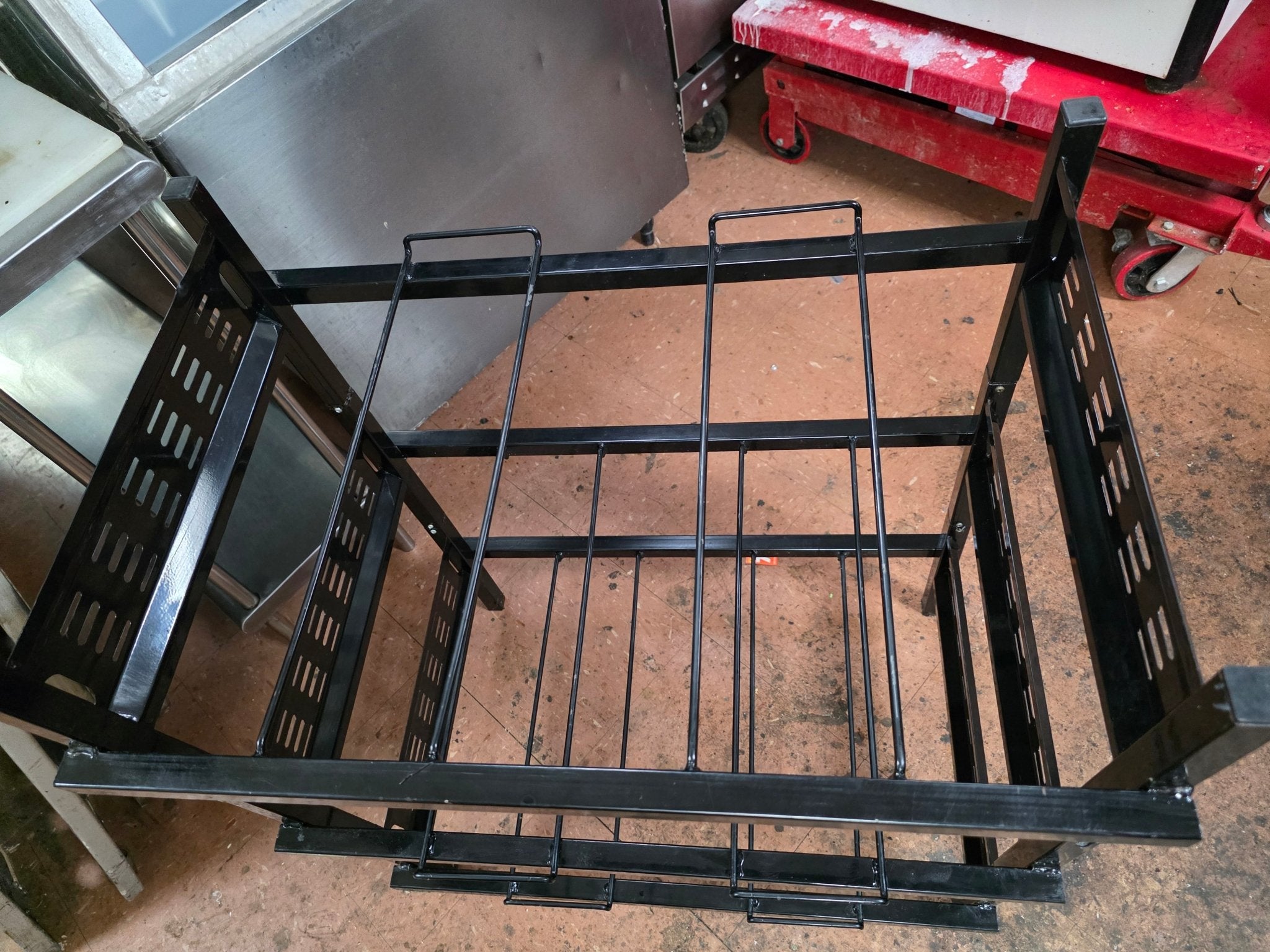 Used Capital Black 3 Tier Can Rack - COZ - Falcon Restaurant Supply - 3
