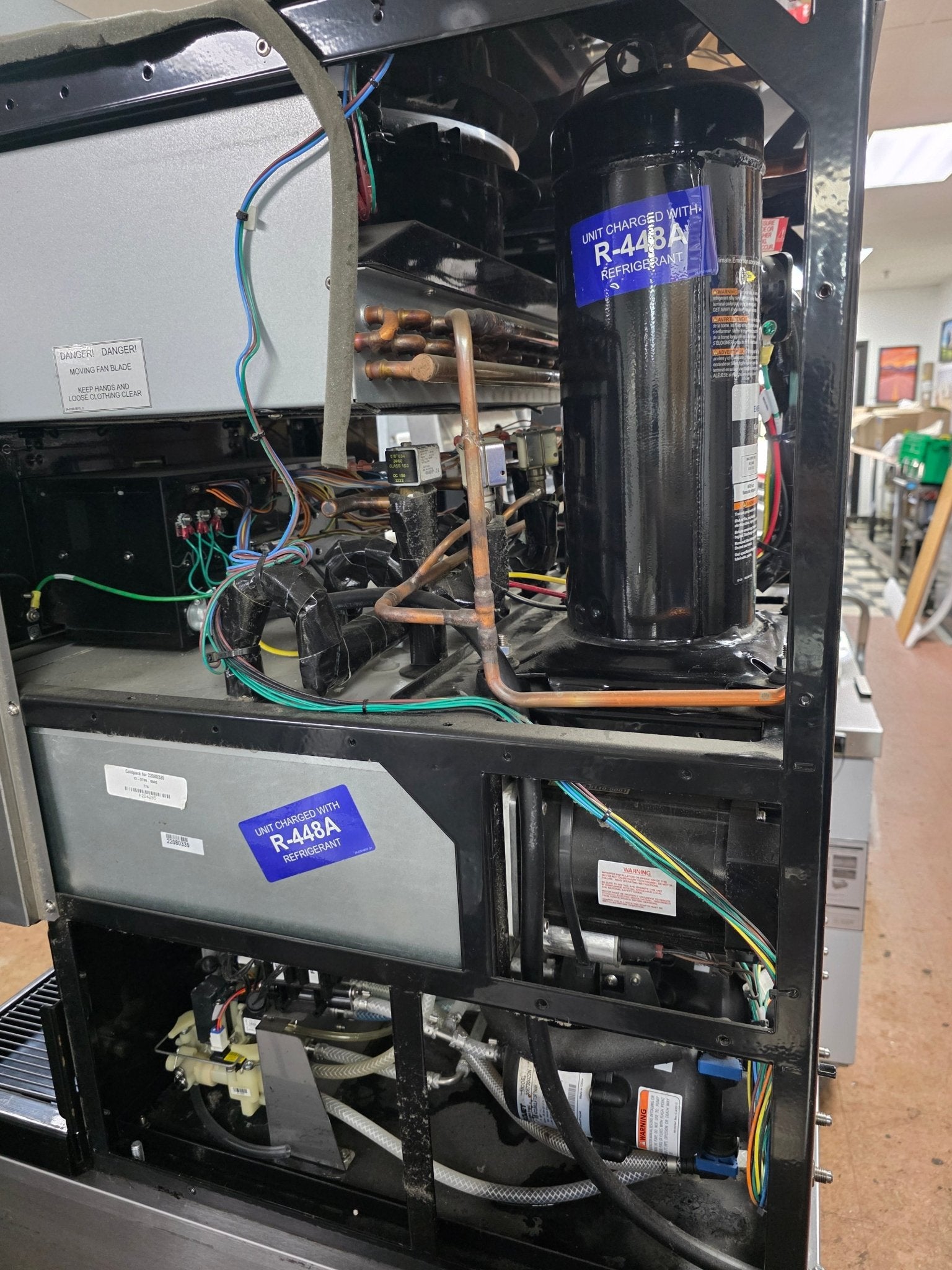 Used 26" FBD 774 Four Barrel Frozen Carbonated Beverage Dispenser 230V As Is - Falcon Restaurant Supply - 11