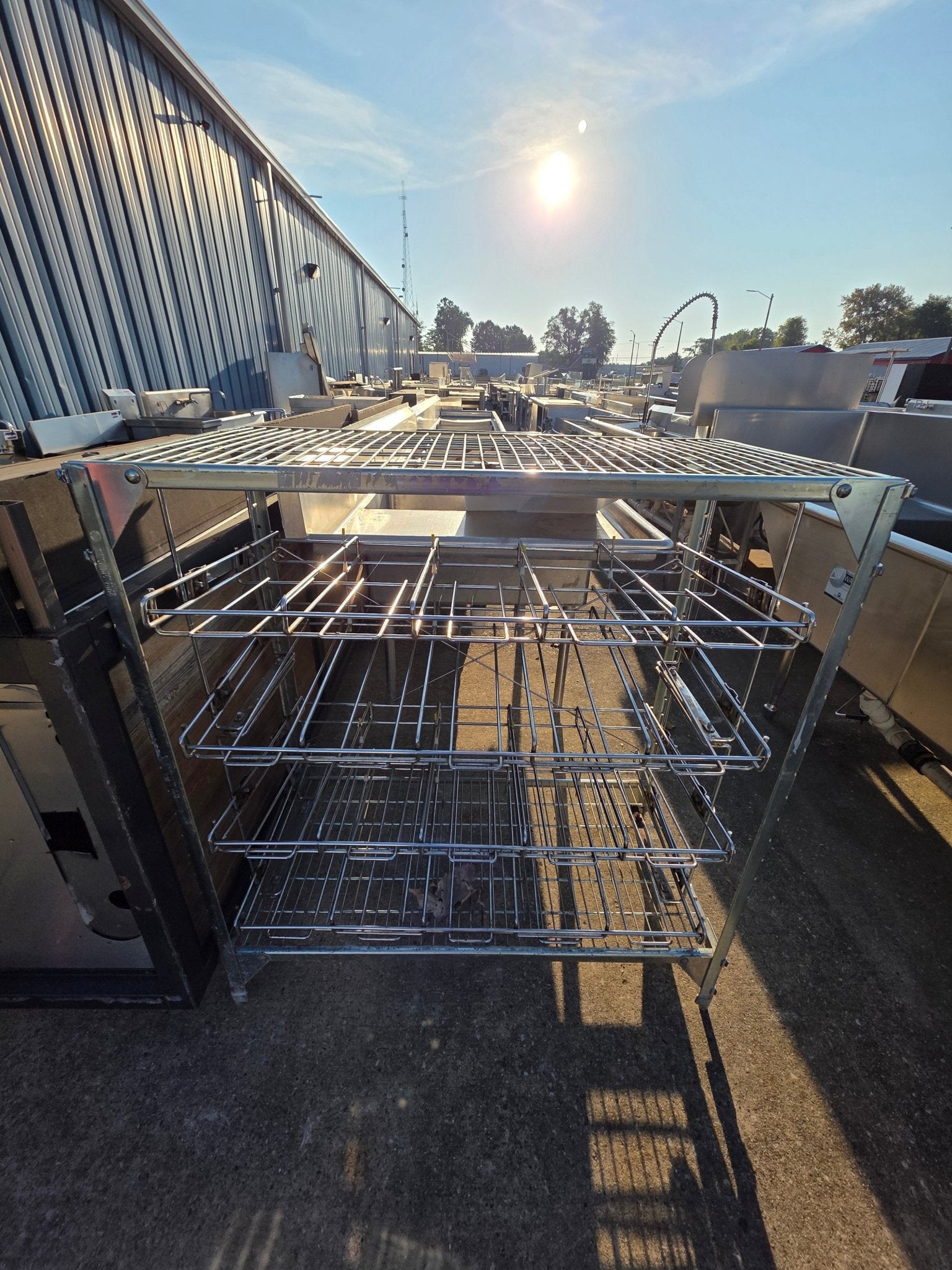 Used 41" 4 Tier Commercial Can Rack - SS336 - Falcon Restaurant Supply - 1