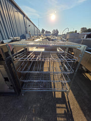 Used 41" 4 Tier Commercial Can Rack - SS336