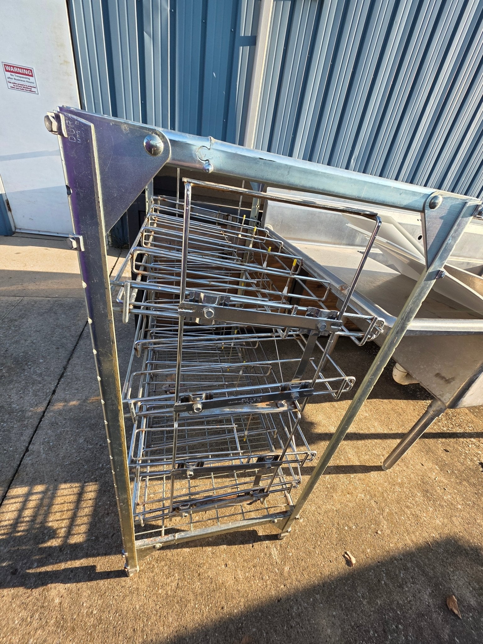 Used 41" 4 Tier Commercial Can Rack - SS336 - Falcon Restaurant Supply - 3