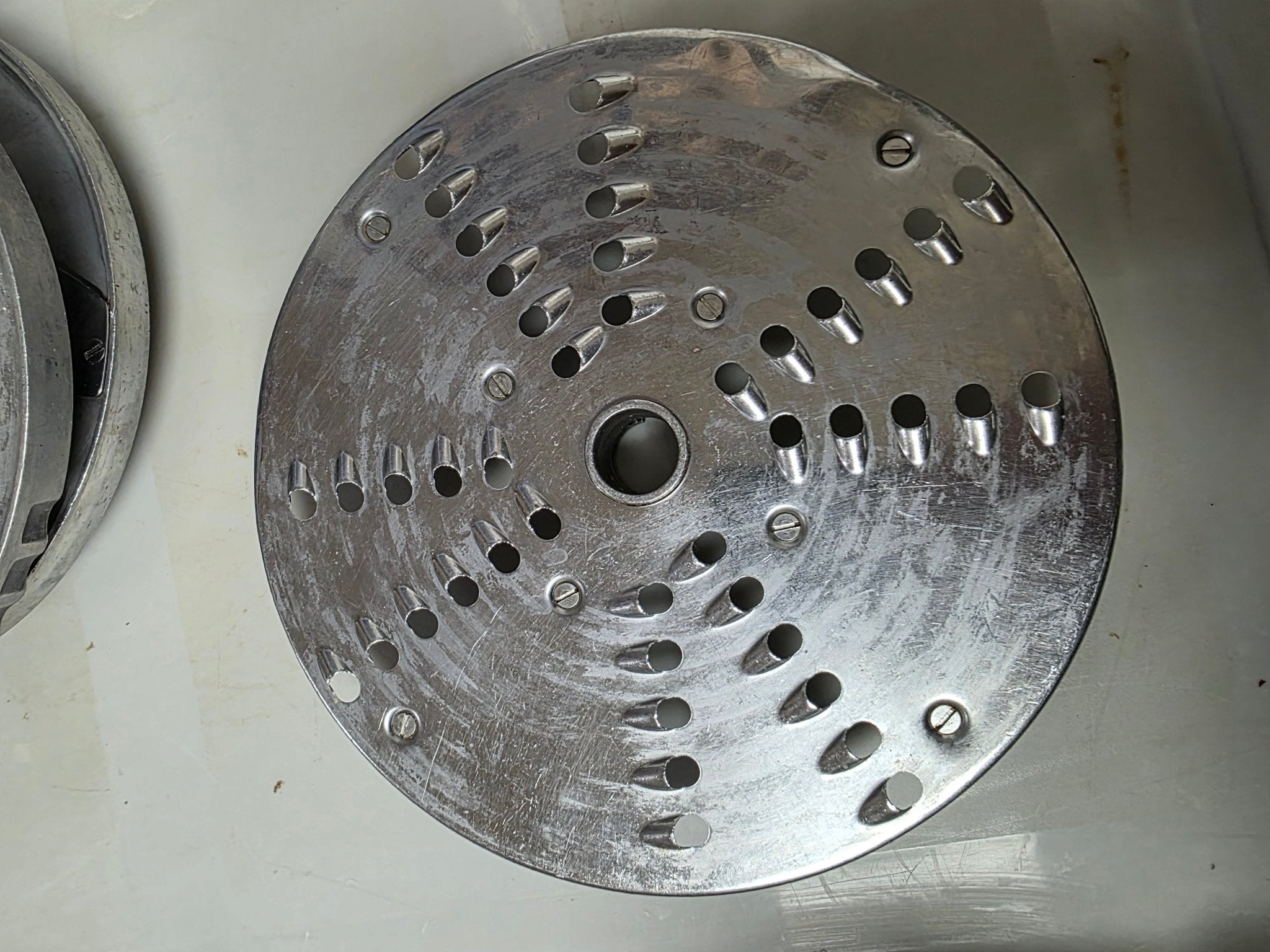 Used Mannhart M2000 Electric Slicer Shredder Food Processor w/Discs 120V - JD - Falcon Restaurant Supply - 9