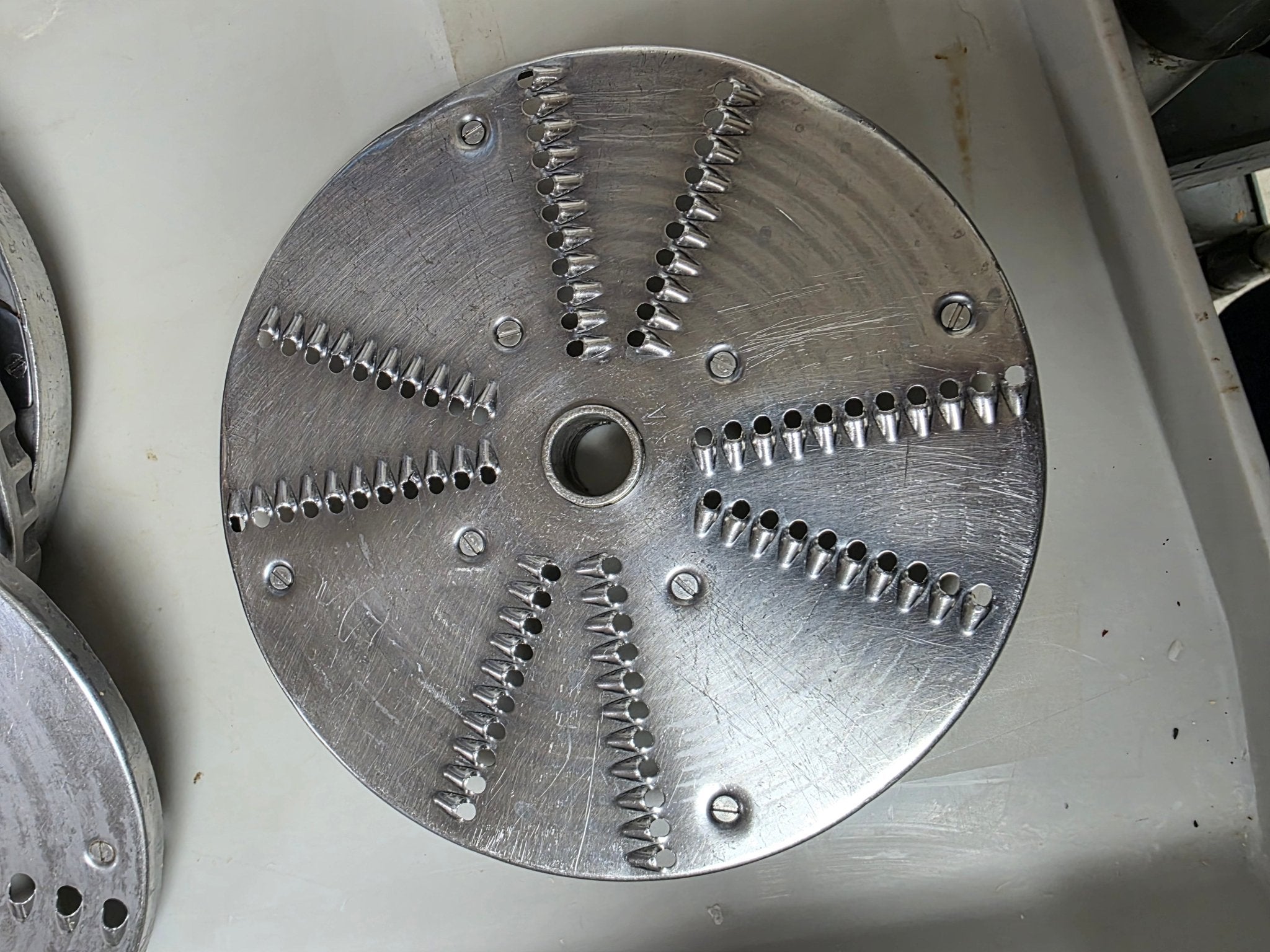 Used Mannhart M2000 Electric Slicer Shredder Food Processor w/Discs 120V - JD - Falcon Restaurant Supply - 10