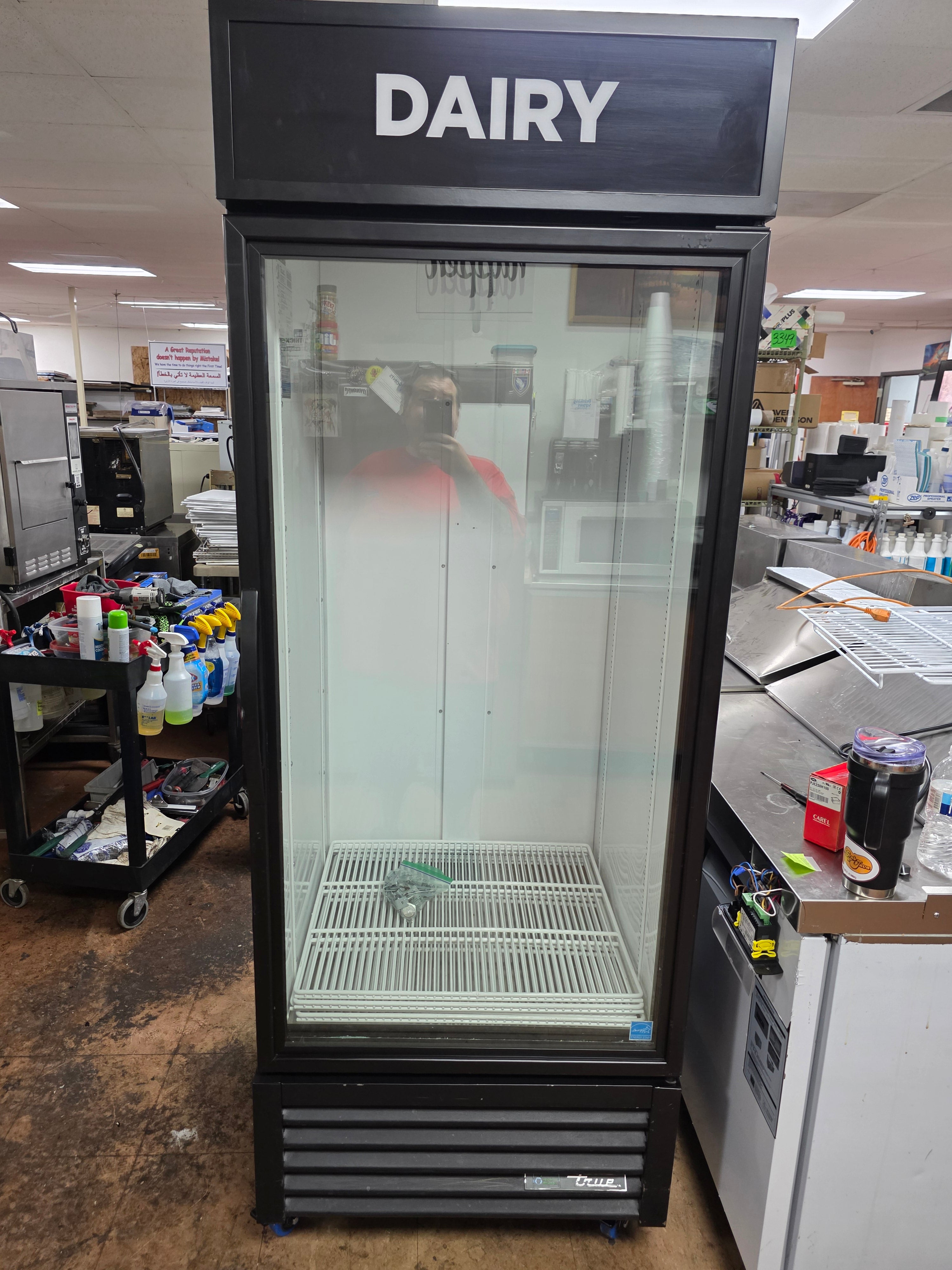 Used 2019 30" True GDM-26-HC~TSL01 Reach In Refrigerated Glass Door Merchandiser