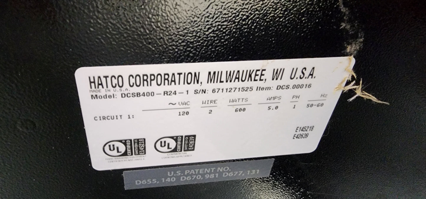 Used Hatco DCSB400-R24-1 Food Carving Station Warmer w/Heat Lamp - 120V