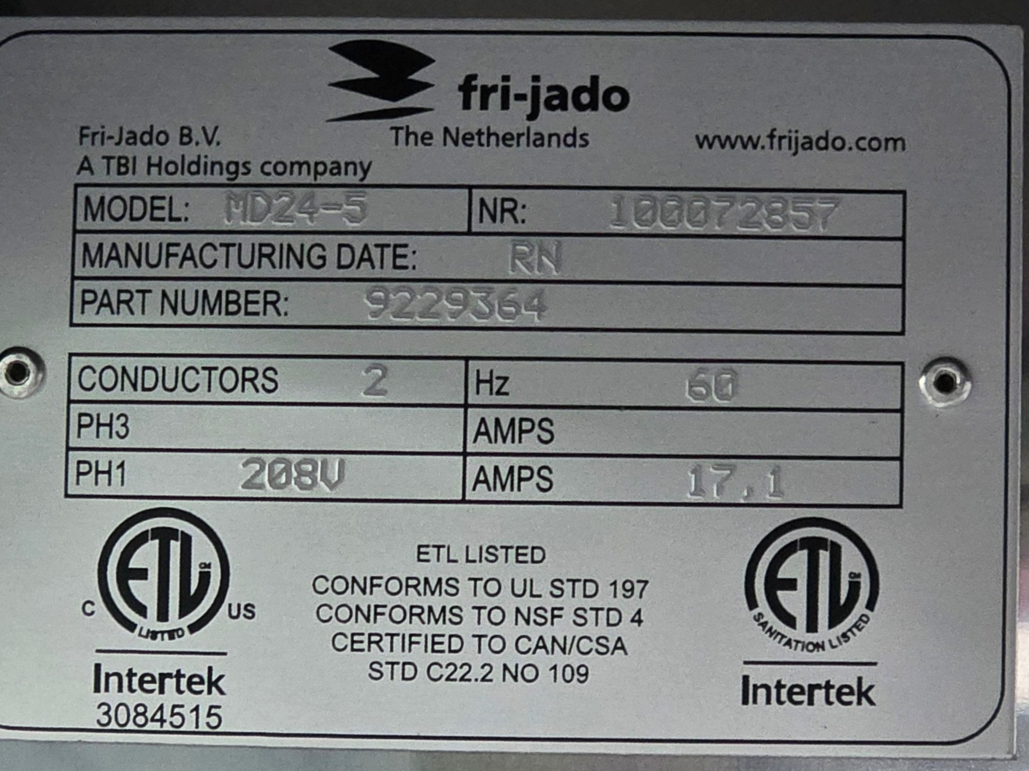 New Fri - Jado MD24 - 5 Heated 5 Shelf Grab N Go Self Service Merchandiser 208V - Falcon Restaurant Supply - 7