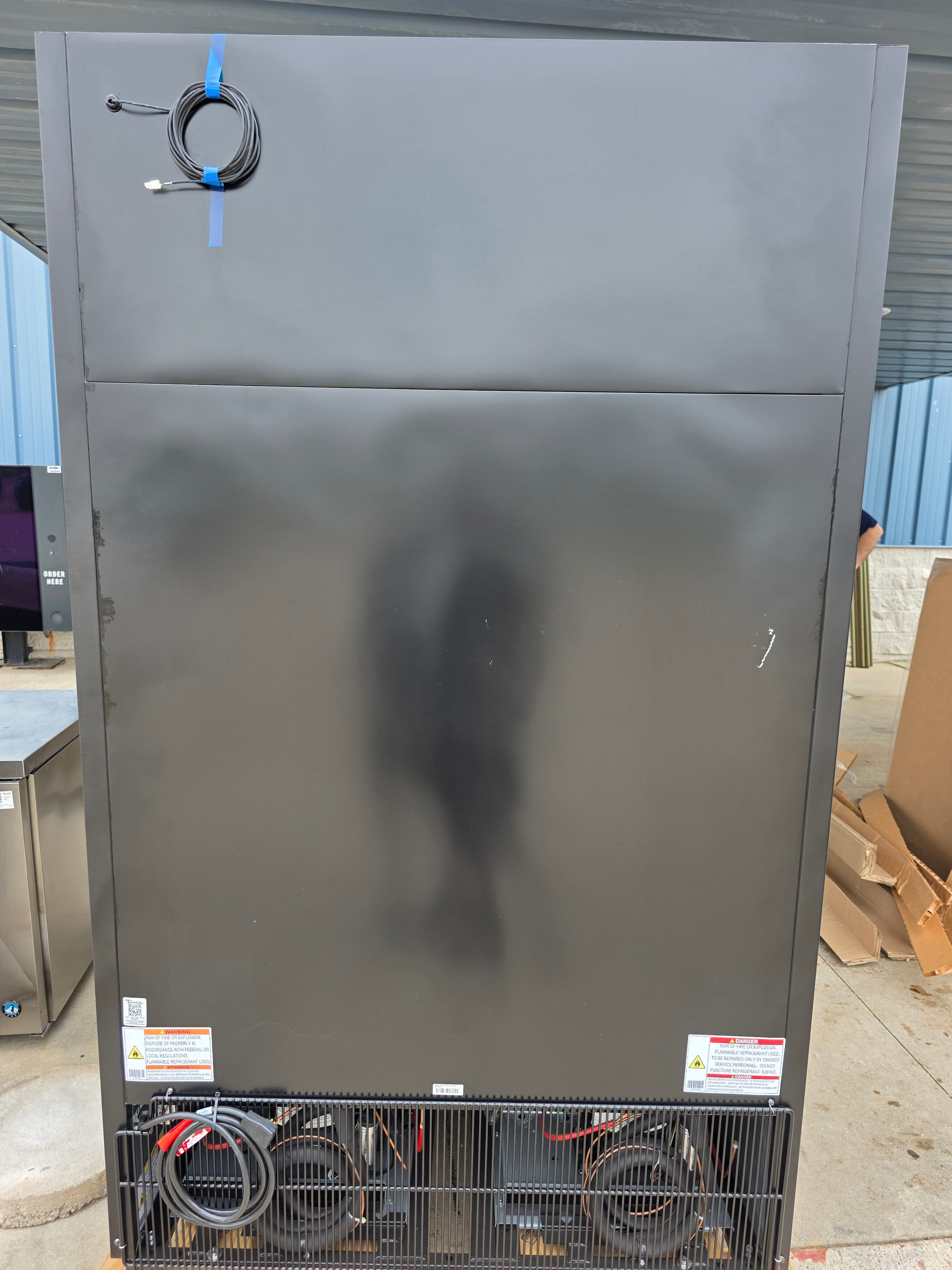 Unused True GDM-43F-HC~TSL01 Glass Door Merchandiser Freezer with LED Lighting - F1