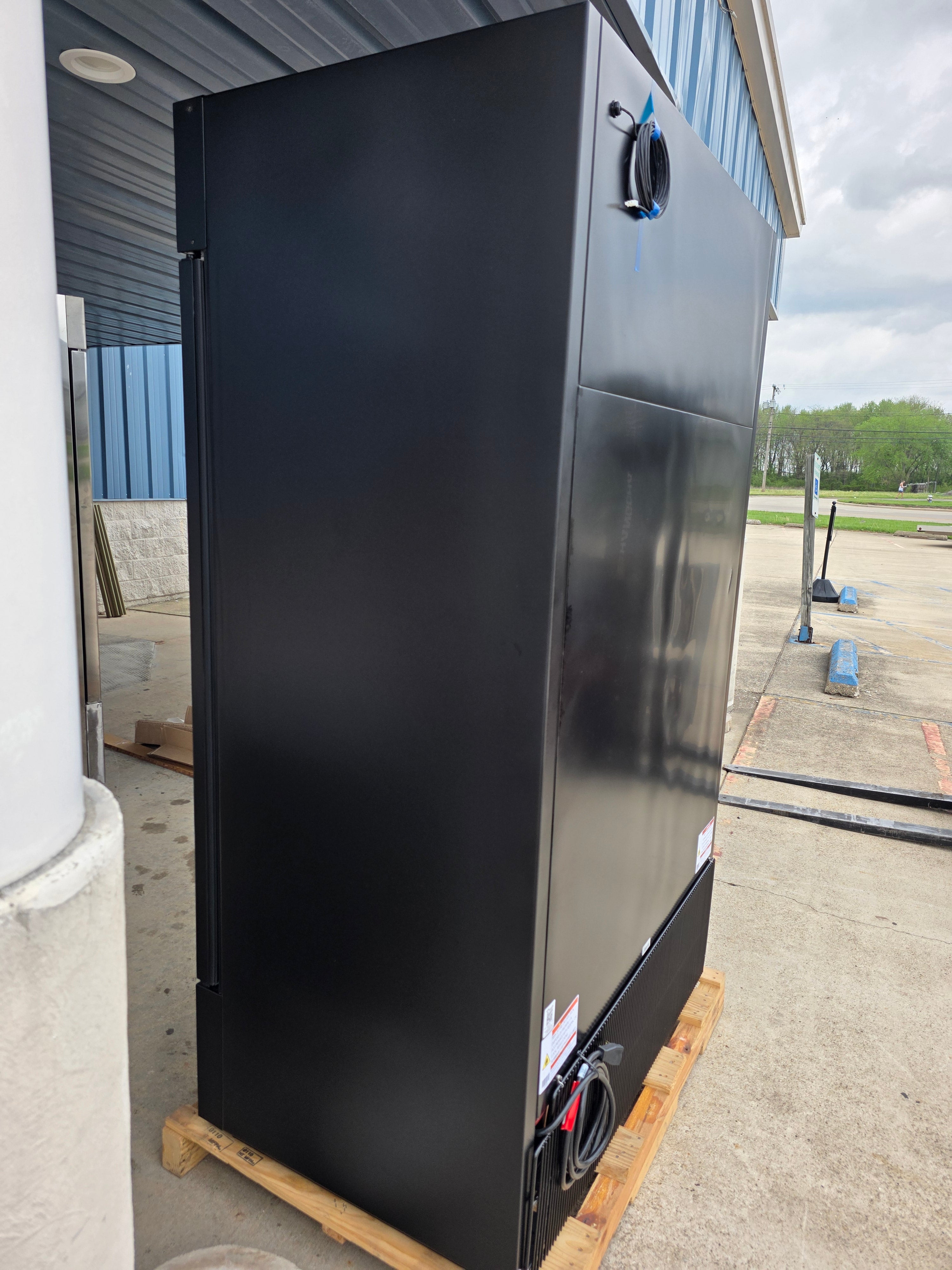 Unused True GDM-43F-HC~TSL01 Glass Door Merchandiser Freezer with LED Lighting - F1