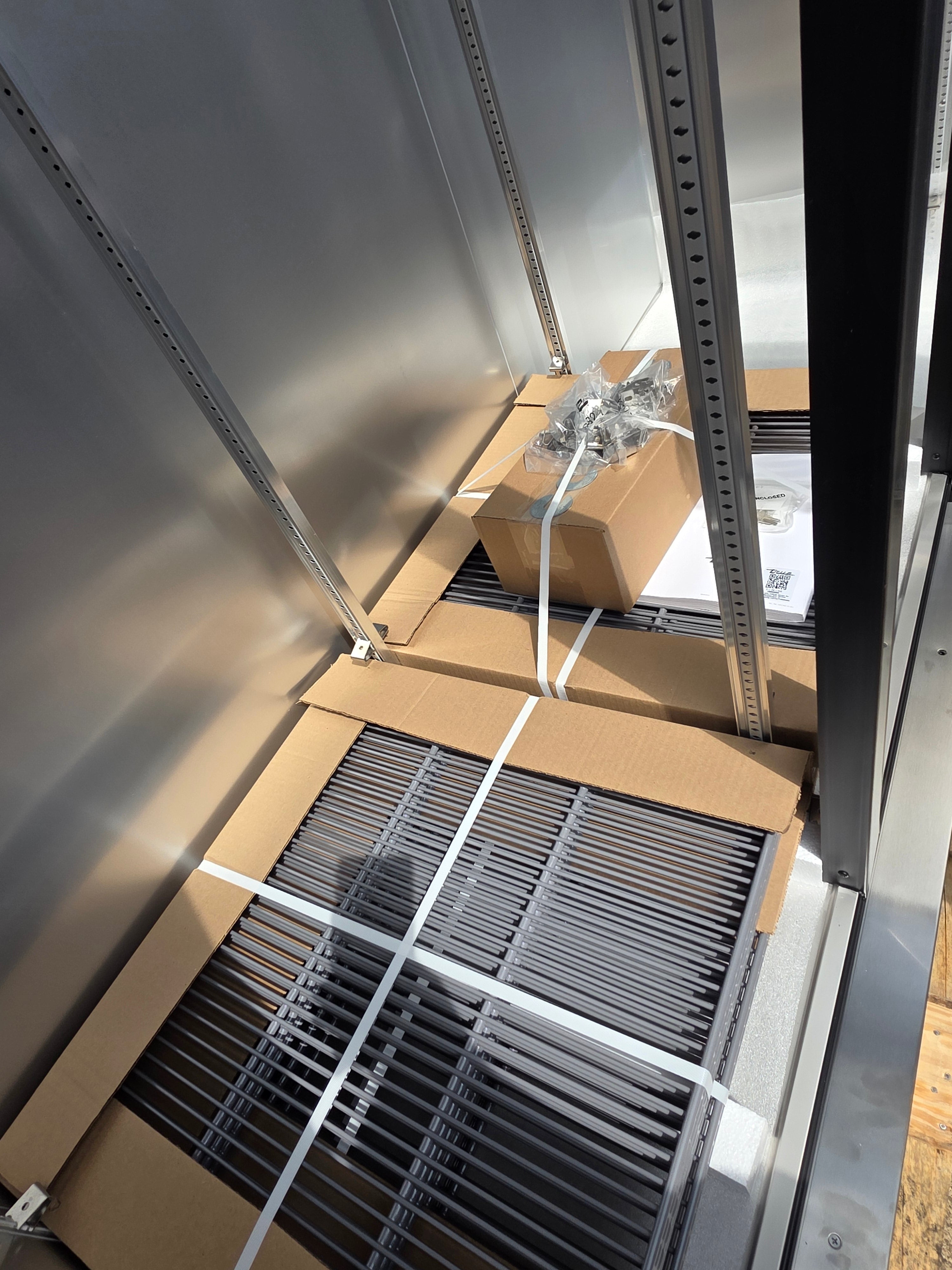 Unused 2025 True T-72-HC Stainless Steel 3 Door Reach-In Refrigerator Cooler T72 - F1