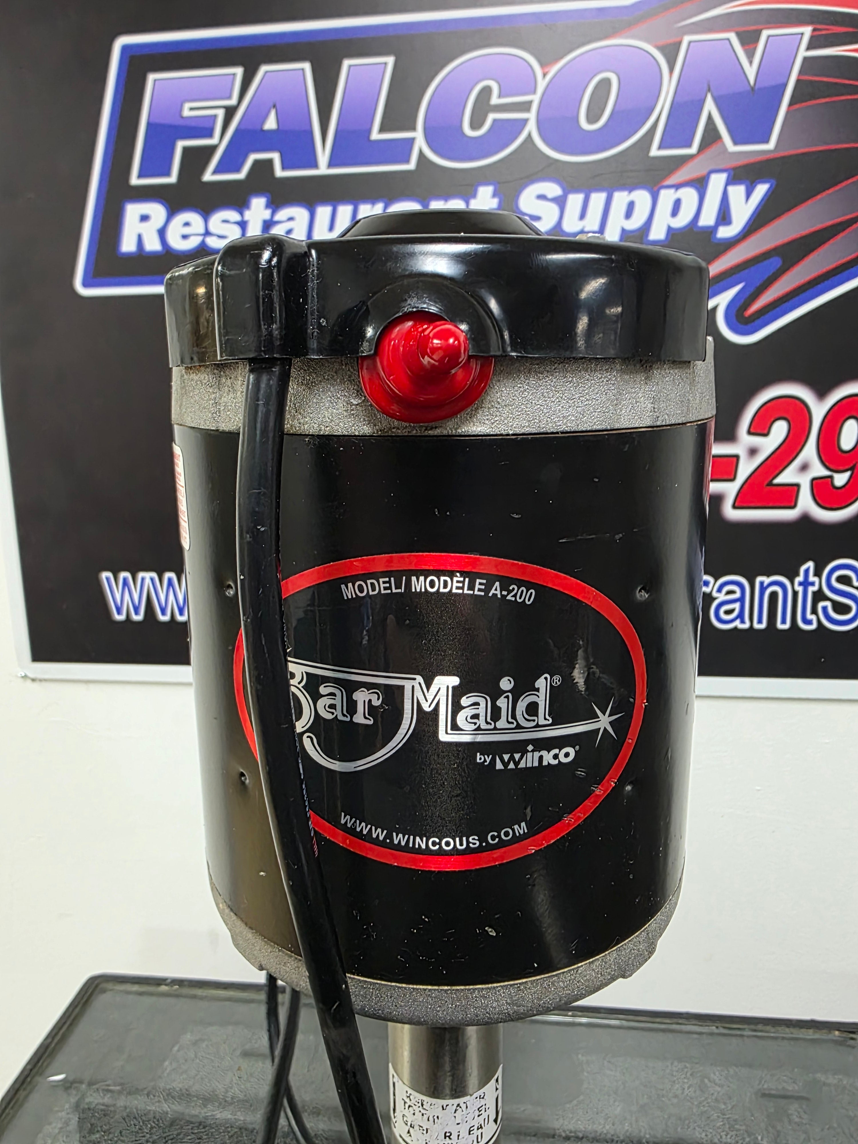 Used Bar Maid A-200 Upright Bar Glass Washer - 115V