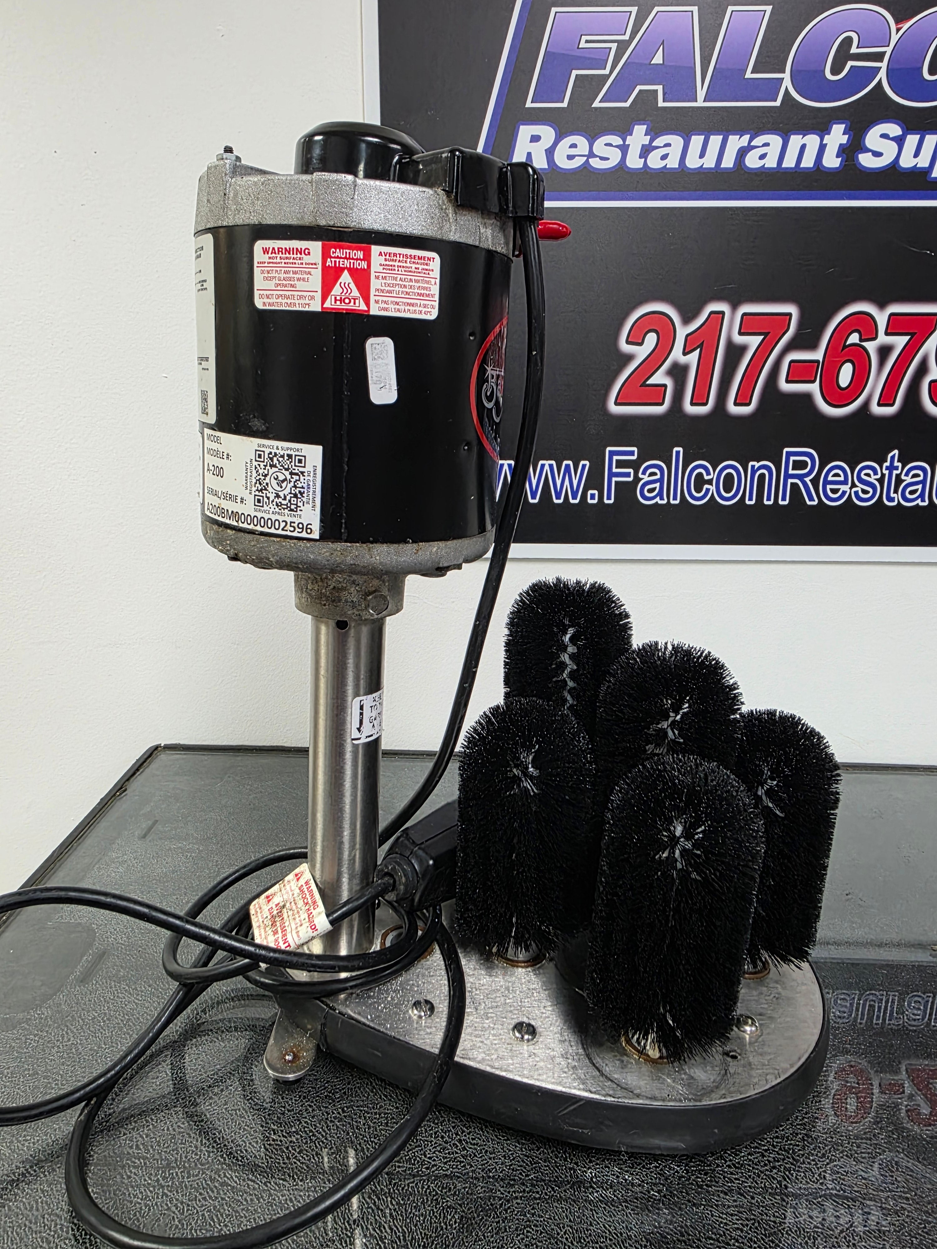 Used Bar Maid A-200 Upright Bar Glass Washer - 115V